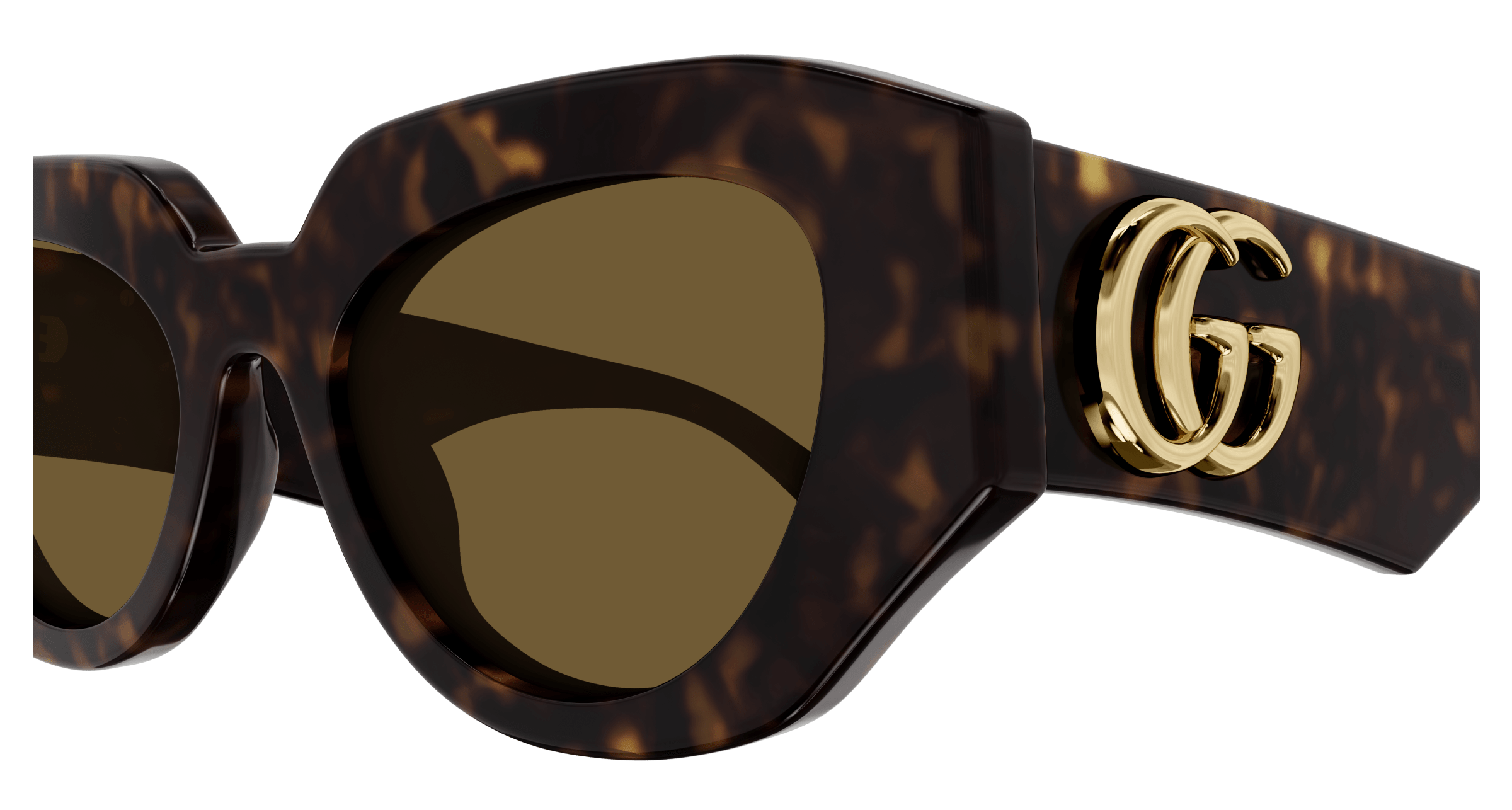 Gucci NEW GUCCI GG1421S-002 Havana Size ONE SIZE - 3 Thumbnail