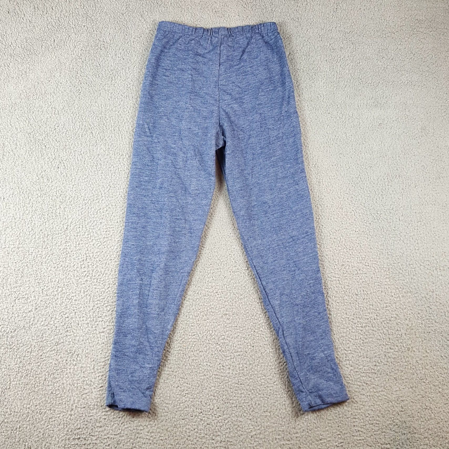 Vintage Vintage Peter Popovitch Women's Leggings M Blue 80s 90s Athletic Yoga Casual Retro Stretch Size 32" / US 10 / IT 46 - 3 Thumbnail