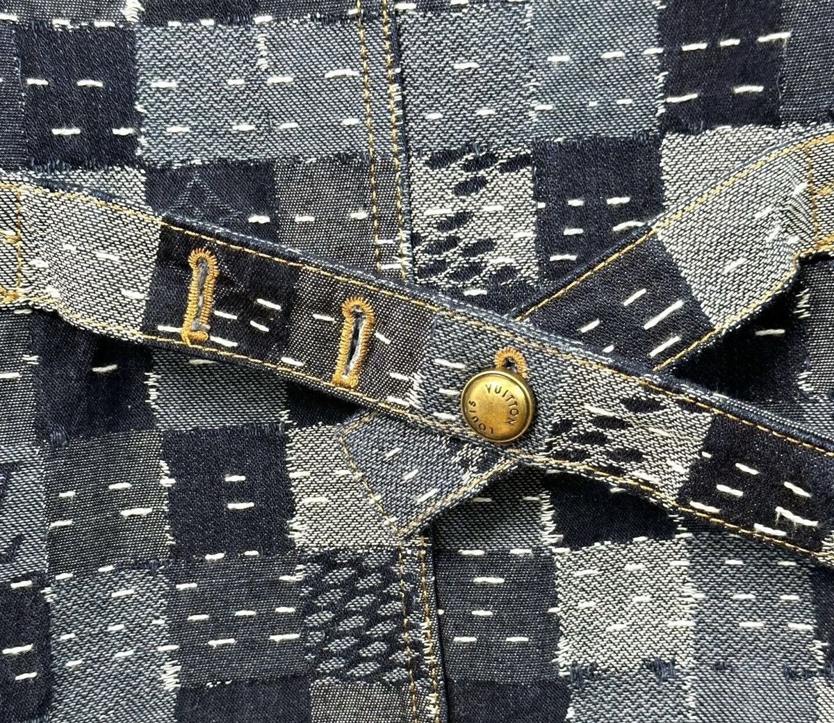 Louis Vuitton × Nigo Louis Vuitton x Nigo 50 Damier Denim Workwear Jacket Size US M / EU 48-50 / 2 - 6 Thumbnail