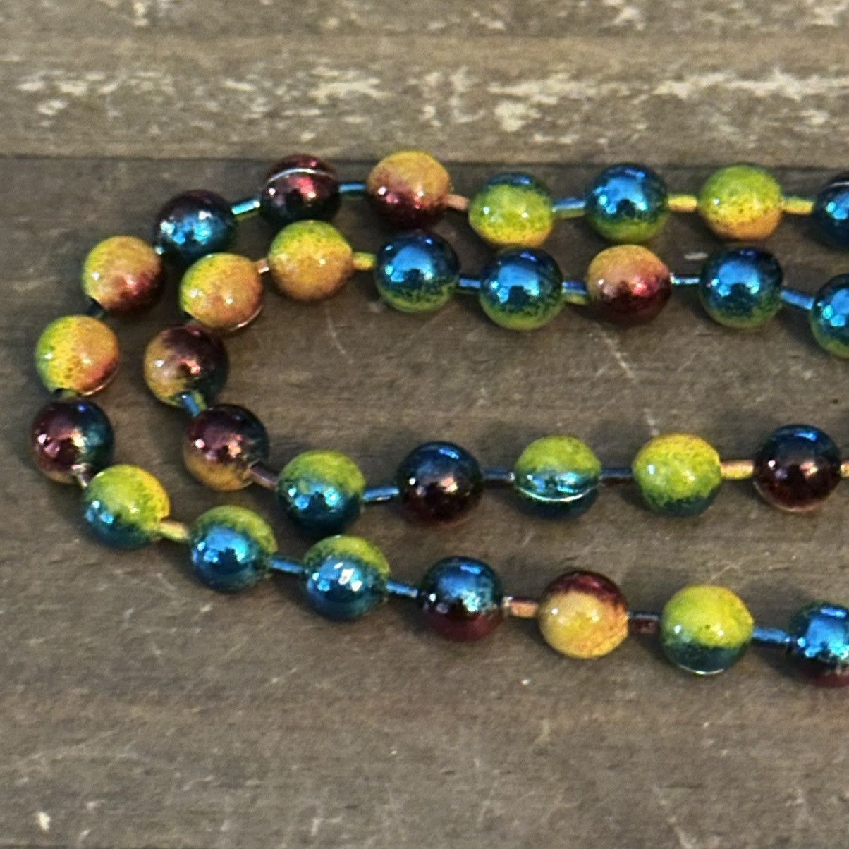 Other Multi color enamel coated bead chain necklaceh Size ONE SIZE - 3 Thumbnail