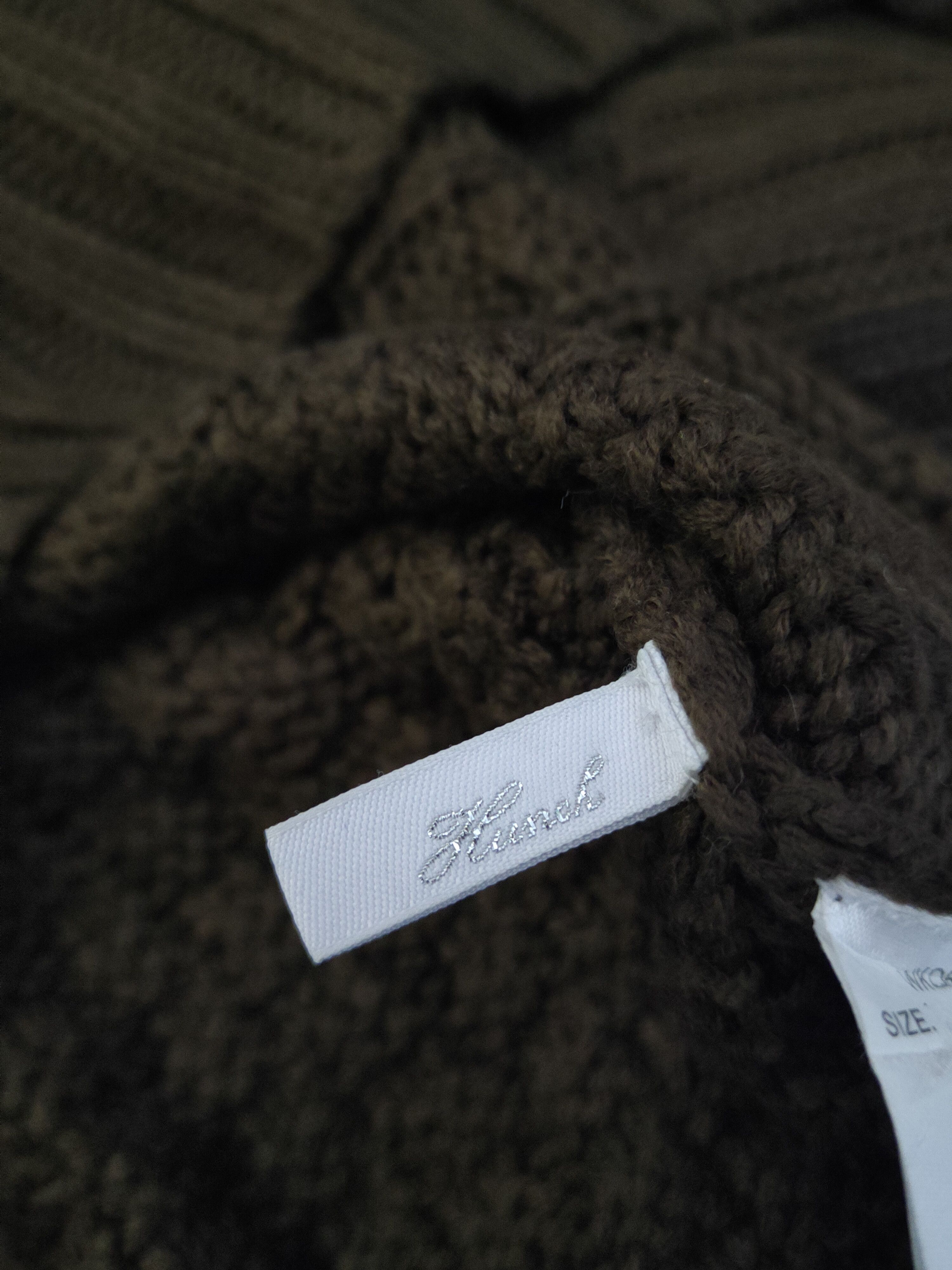Japanese Brand Hunch Dark Brown Knitwear Cardigan #W1091 Size US M / EU 48-50 / 2 - 11 Thumbnail