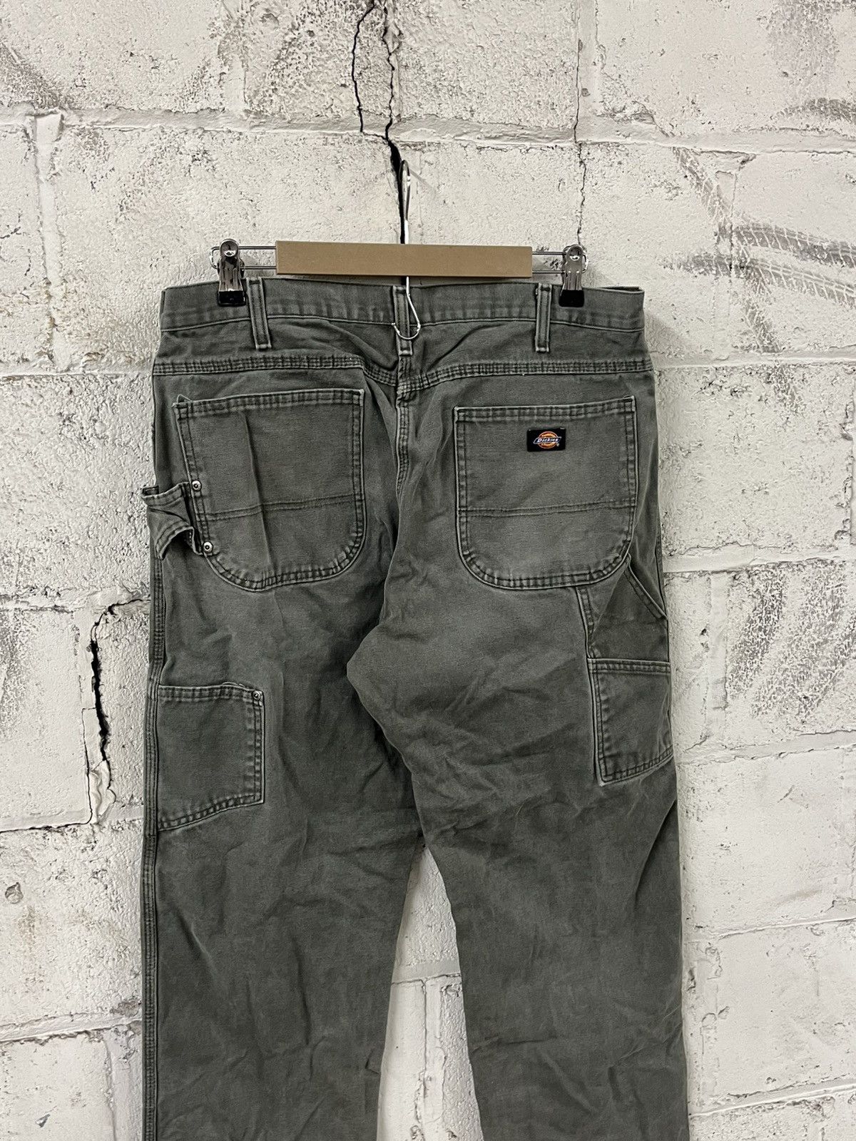 Carhartt Vintage dickies faded green carpenter cargo pants baggy Size US 36 / EU 52 - 2 Thumbnail