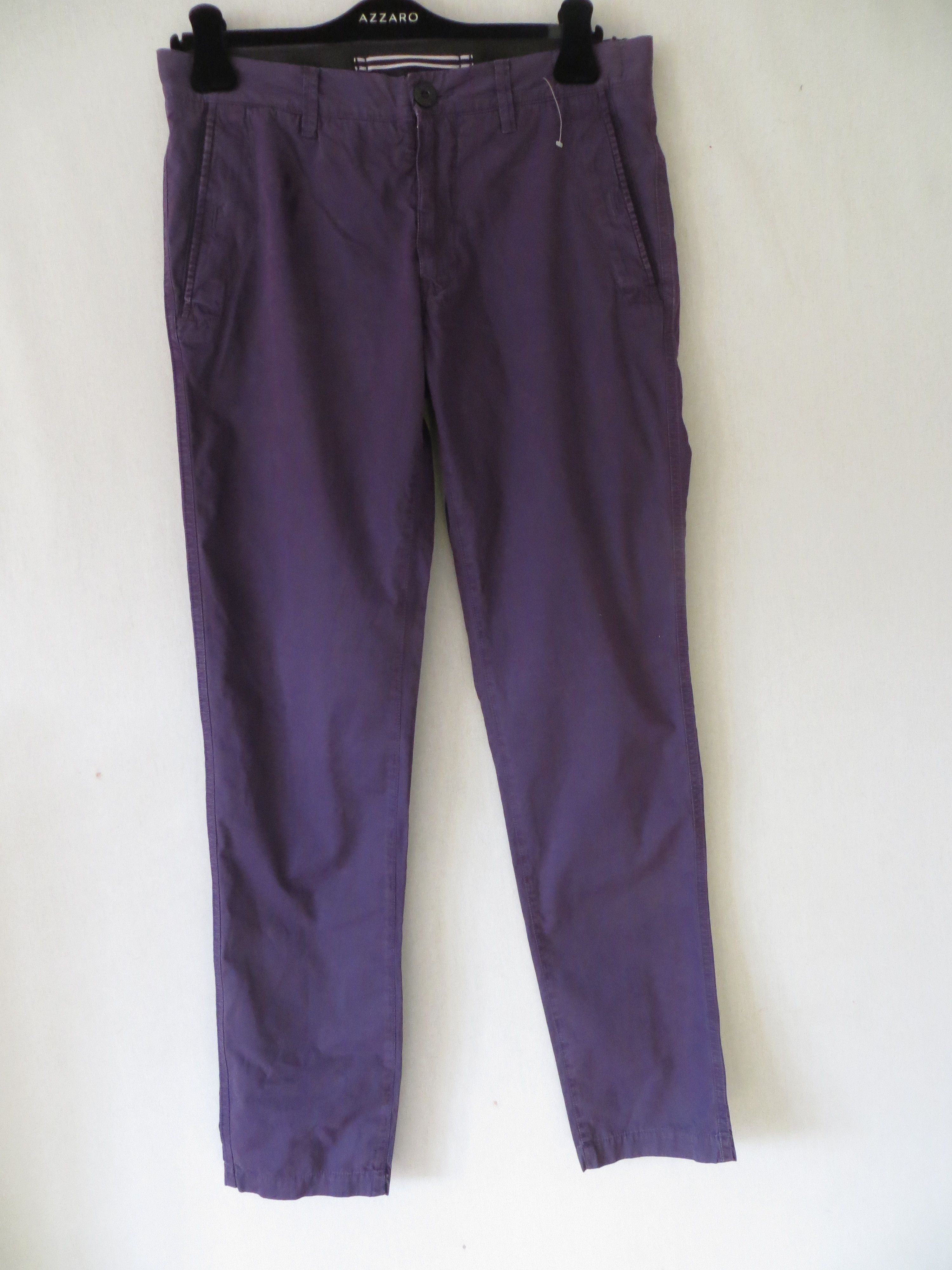 image of Stone Island Type Sl Purple Chino Pants, Men's (Size 31)