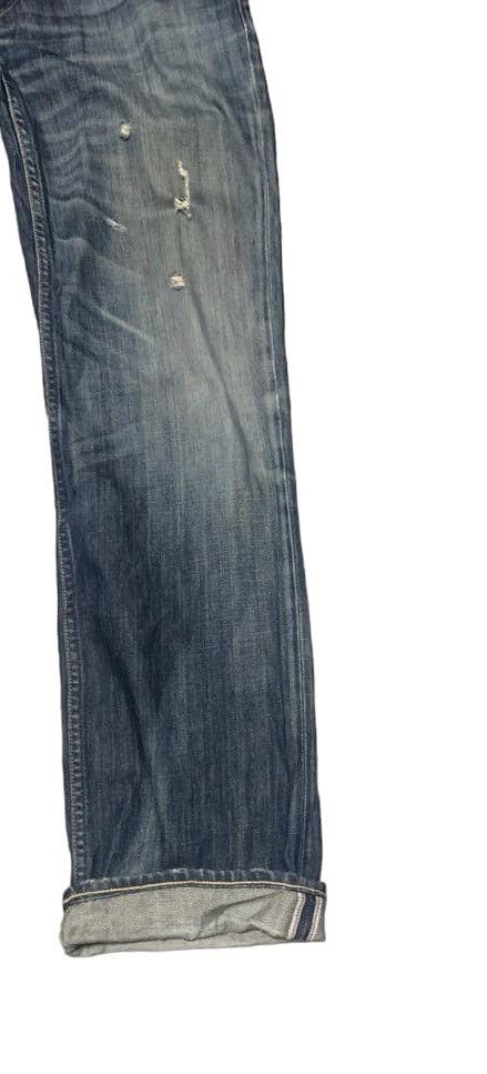 Levi's Vintage Levis 502 Selvedge Straight Leg Jeans Size US 33 - 3 Thumbnail