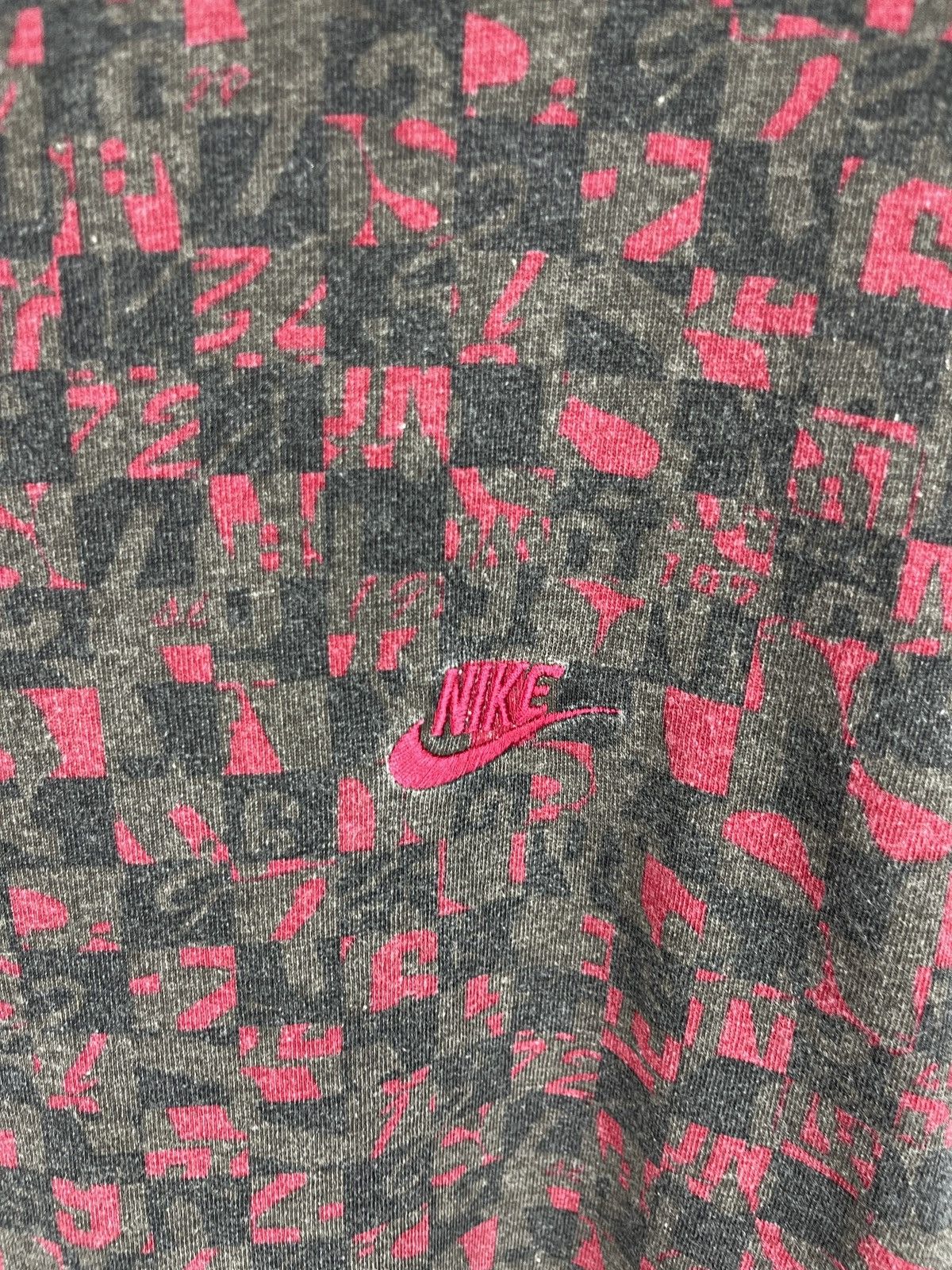 Nike Nike vintage 90s monogram checkered oversized tee shirt Size US L / EU 52-54 / 3 - 7 Thumbnail