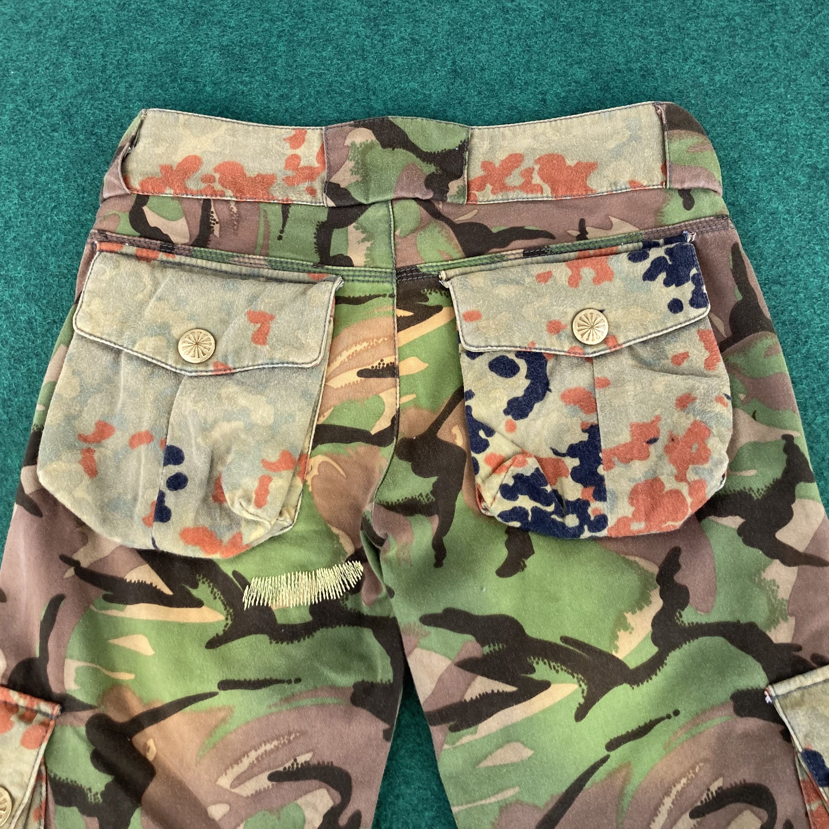 Vintage Vtg Sly Army Flared Women Jeans Size 30" / US 8 / IT 44 - 11 Thumbnail