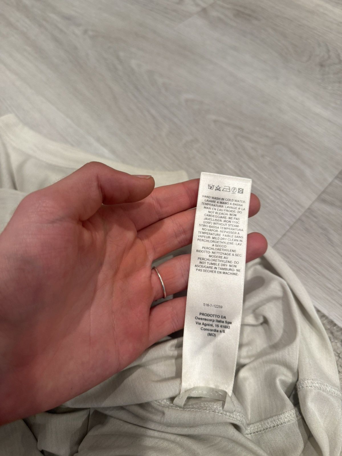 Rick Owens s/s 2019 silk oyster tank top! Size US S / EU 44-46 / 1 - 9 Thumbnail