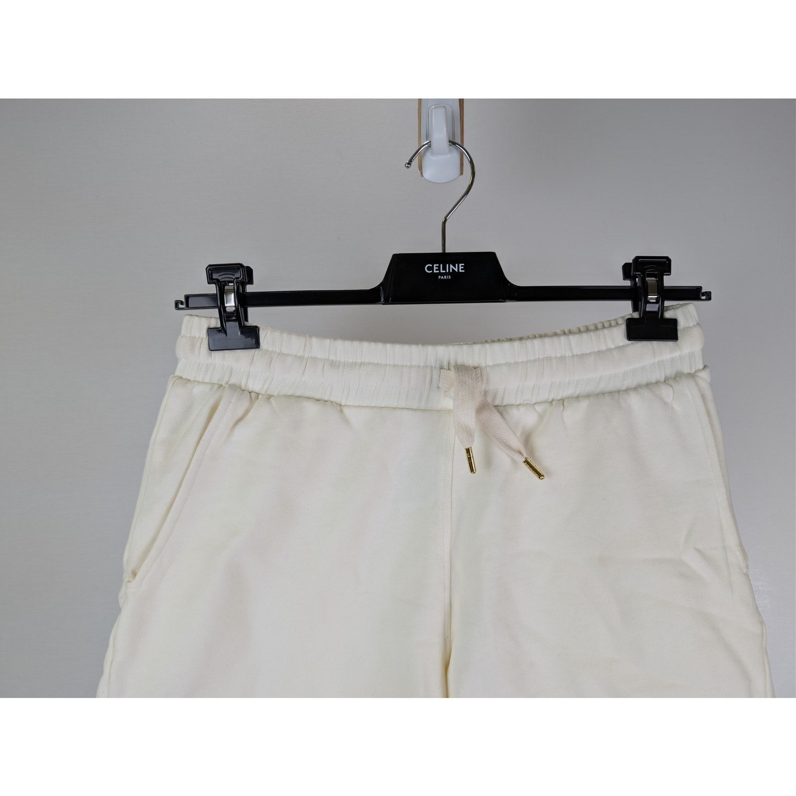 Casablanca o1rshd1 CC20 loopback Shell Patch Sweatshort Shorts in Ivory Size US 32 / EU 48 - 3 Thumbnail