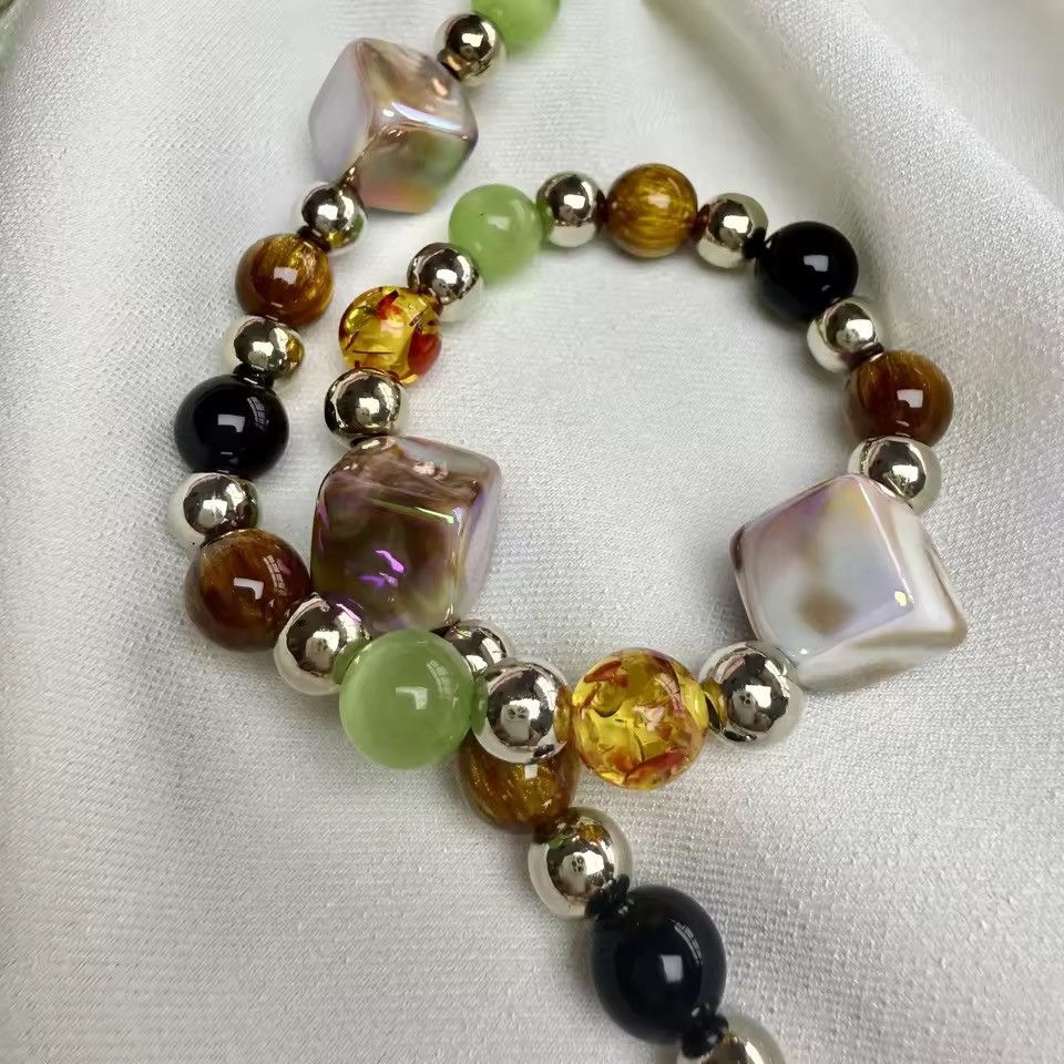 Jewelry Colorful Stone Pant Chain Size ONE SIZE - 4 Thumbnail