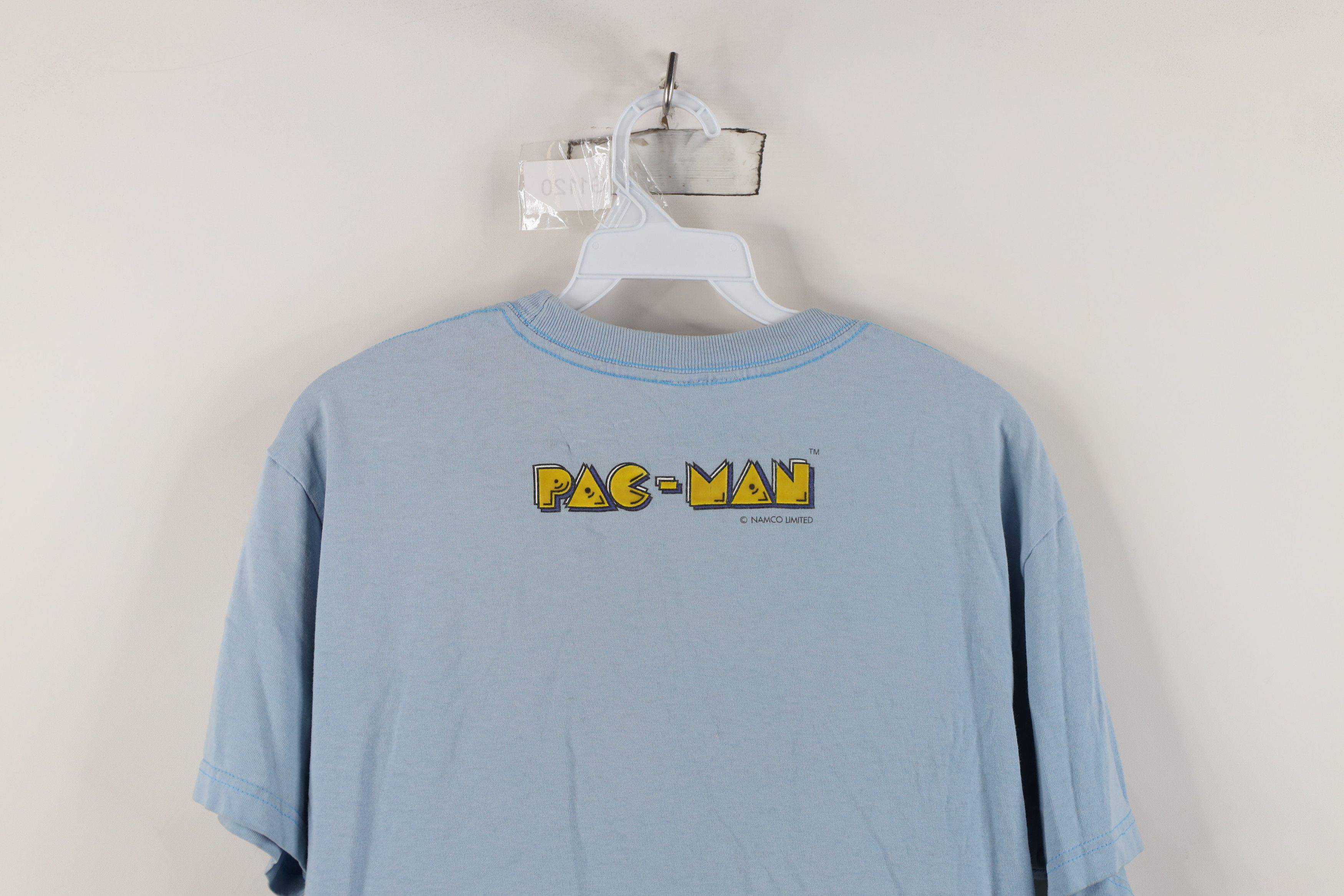 Vintage Vintage 90s Namco Spell Out Pac Man Video Game T-Shirt Size US S / EU 44-46 / 1 - 15 Thumbnail