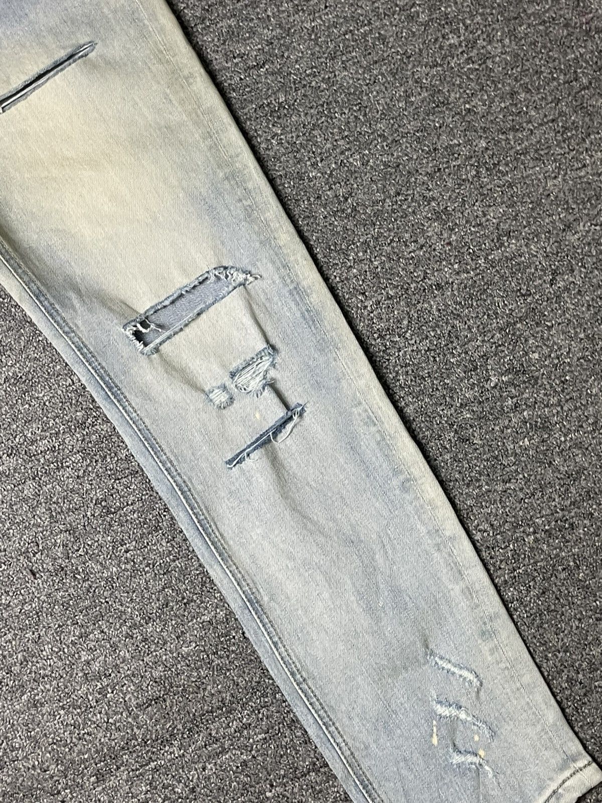 Japanese Brand × Vintage POMELO Brand Skinny Ripped Jeans (84) Size US 32 / EU 48 - 4 Thumbnail