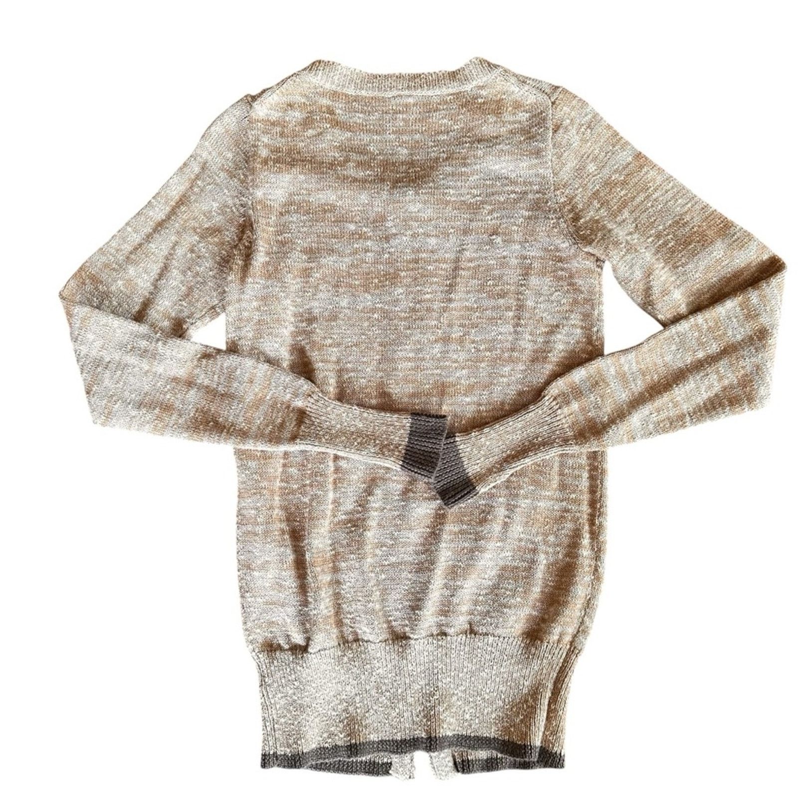 Free People Free People Wool Blend Zip-Up Cardigan – Beige – Size XS Size XS / US 0-2 / IT 36-38 - 5 Thumbnail