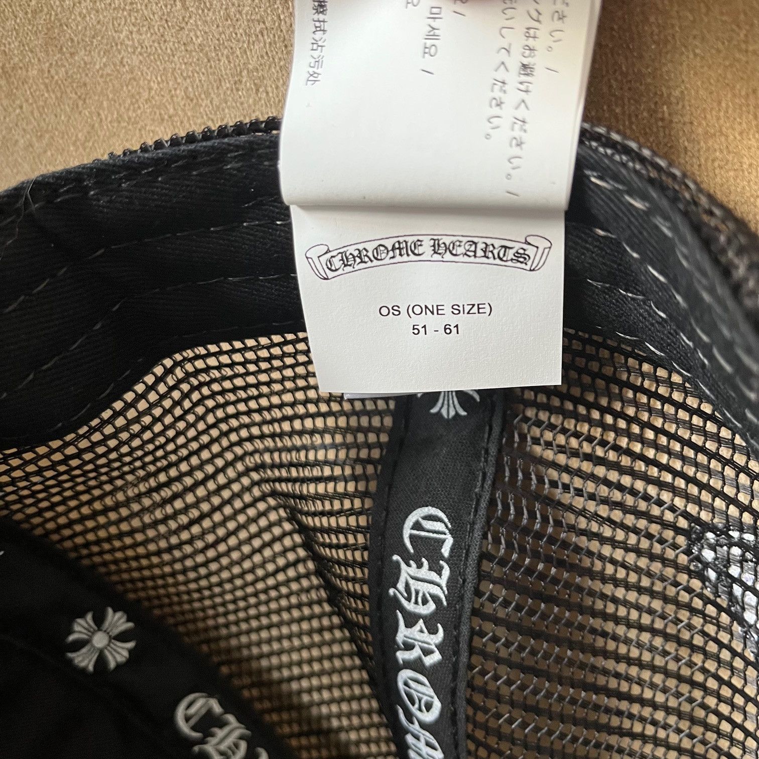 Chrome Hearts Chrome Hearts Triple Cross Cemetery Hat Calf Hair Size ONE SIZE - 9 Thumbnail