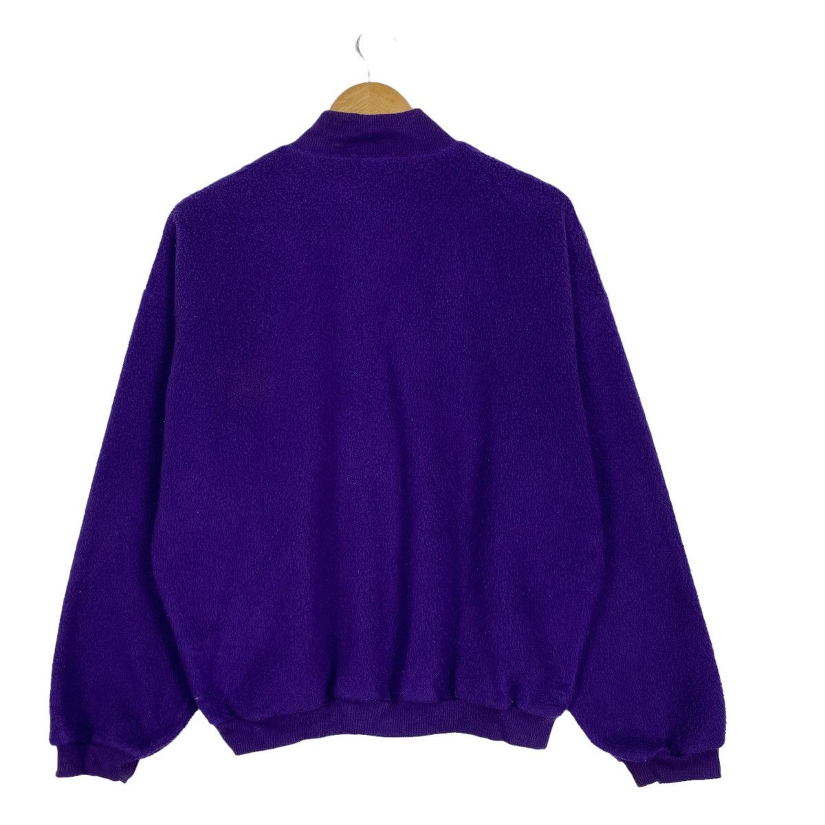 Japanese Brand Vintage 80s Adidas half zipper fleece Size US L / EU 52-54 / 3 - 8 Thumbnail