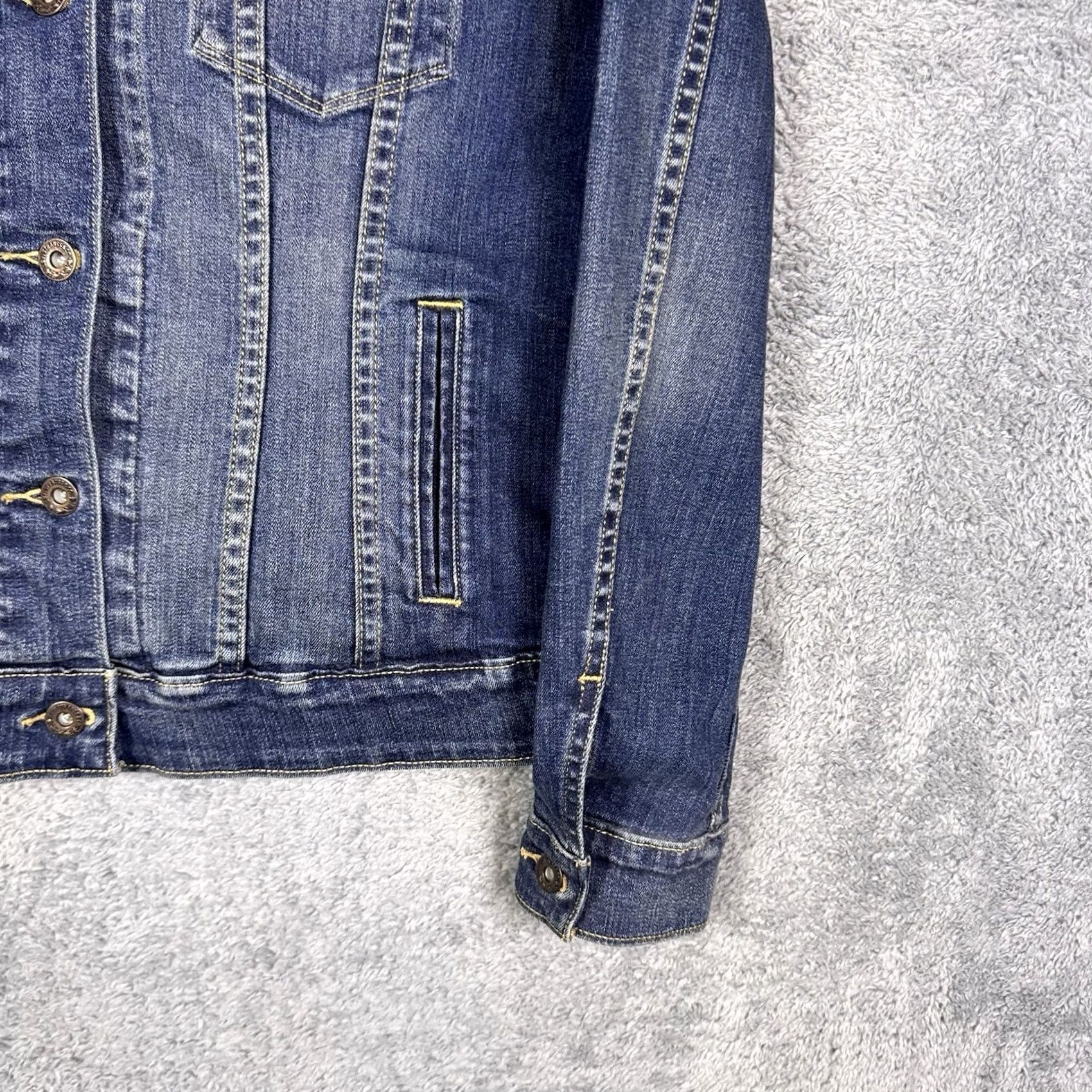 Levi's Levi's Trucker Denim Jacket Womens L Medium Wash Western Short Type 3 Casual Shirts Jackets? Size 36" / US 14 / IT 50 - 2 Thumbnail