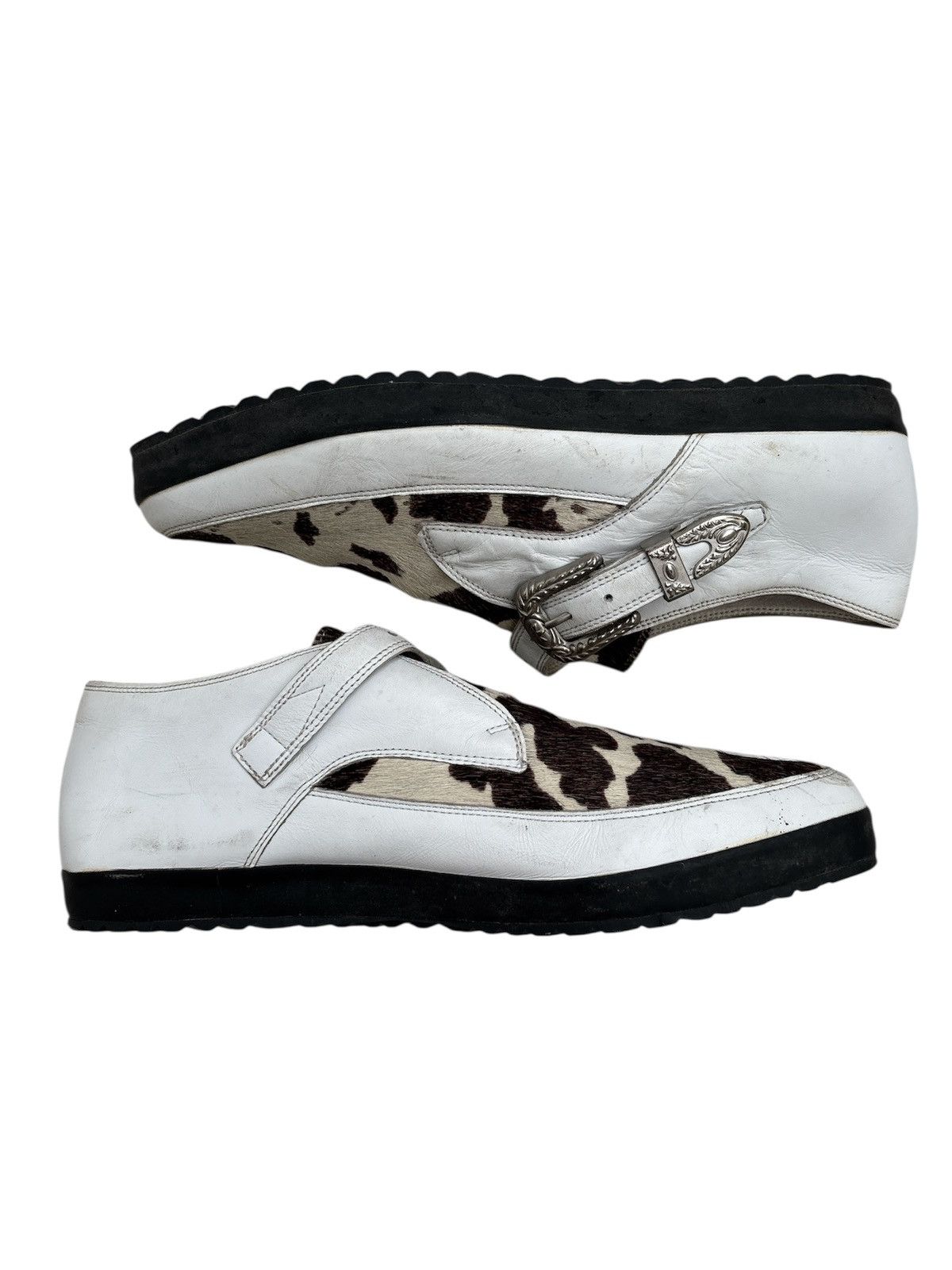 Jeremy Scott 2012 JS Pony Hair SLM Cow Size US 9.5 / EU 42-43 - 4 Thumbnail