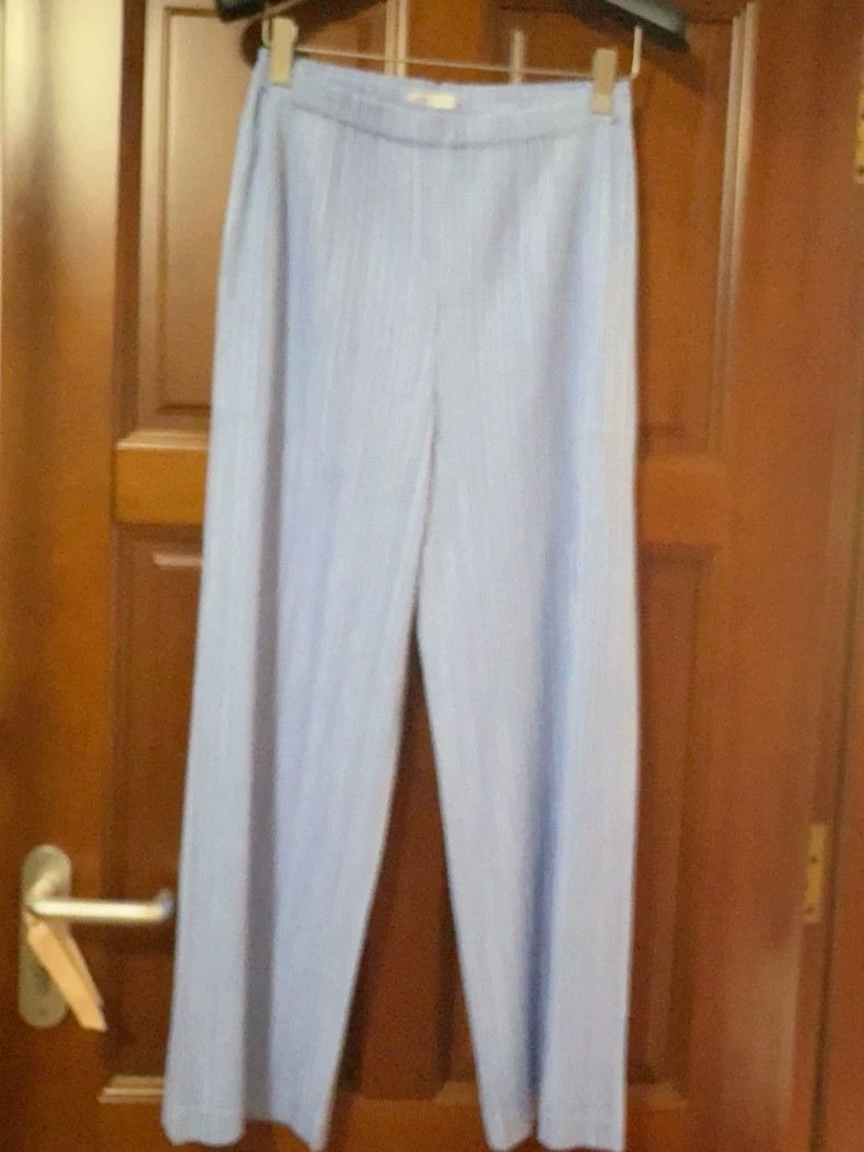 Issey Miyake issey miyake size:4 Light blue pleated pants 2506-Nextarro Size 42" / US 20 - 5 Thumbnail