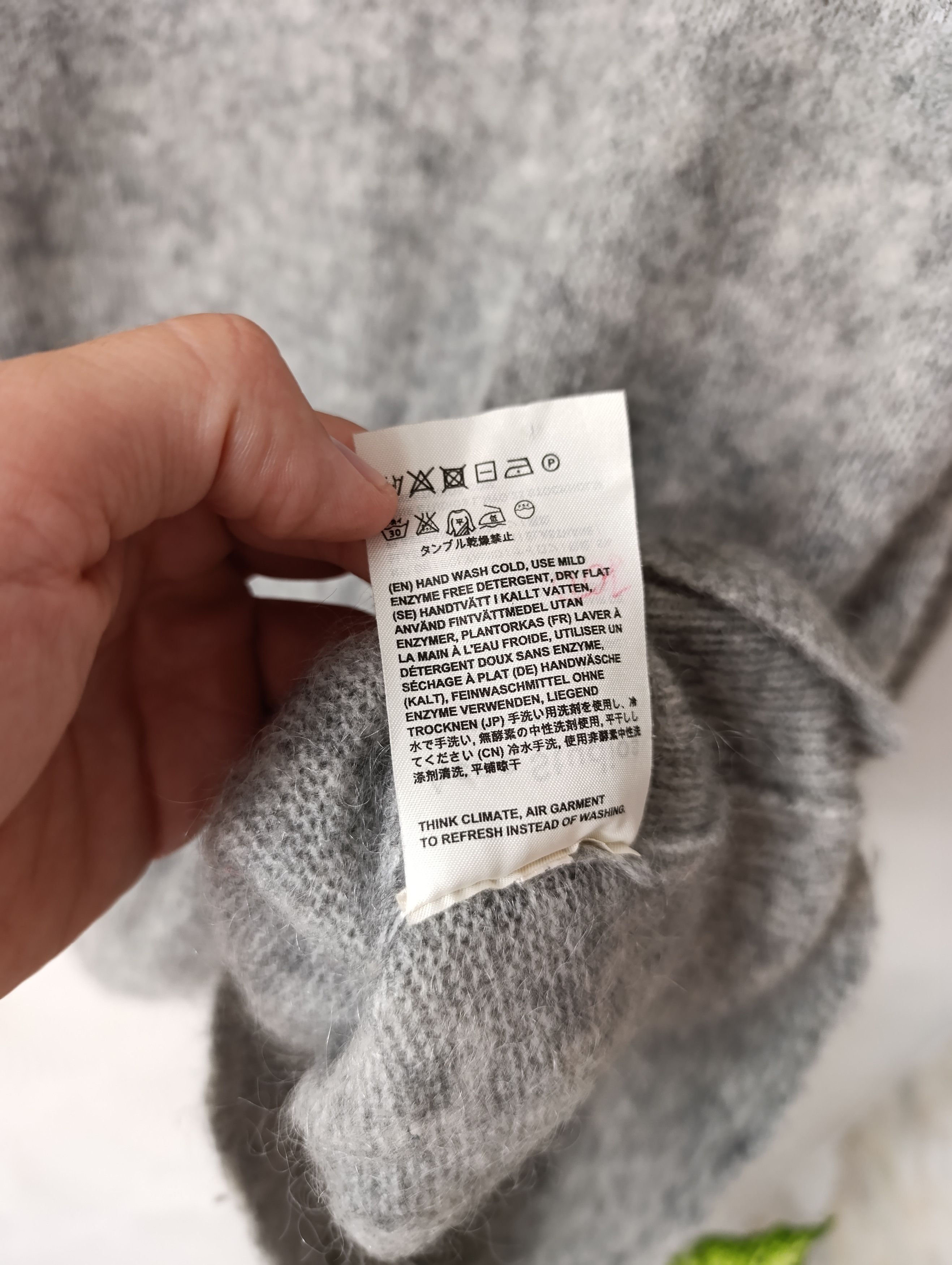 Acne Studios ACNE STUDIOS DAIJA MOHAIR/WOOL PAW ASYMMETRIC DRESS Size S / US 4 / IT 40 - 6 Thumbnail