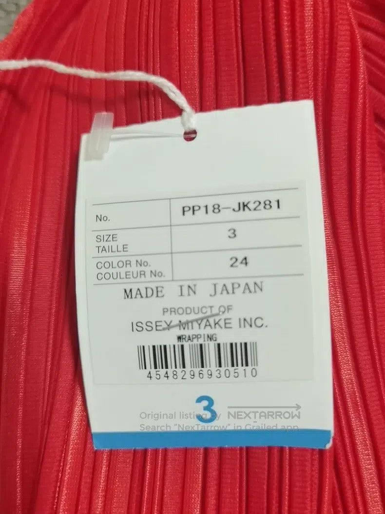 Issey Miyake Issey Miyake Red Irregular Tank Top Size L / US 10 / IT 46 - 7 Thumbnail