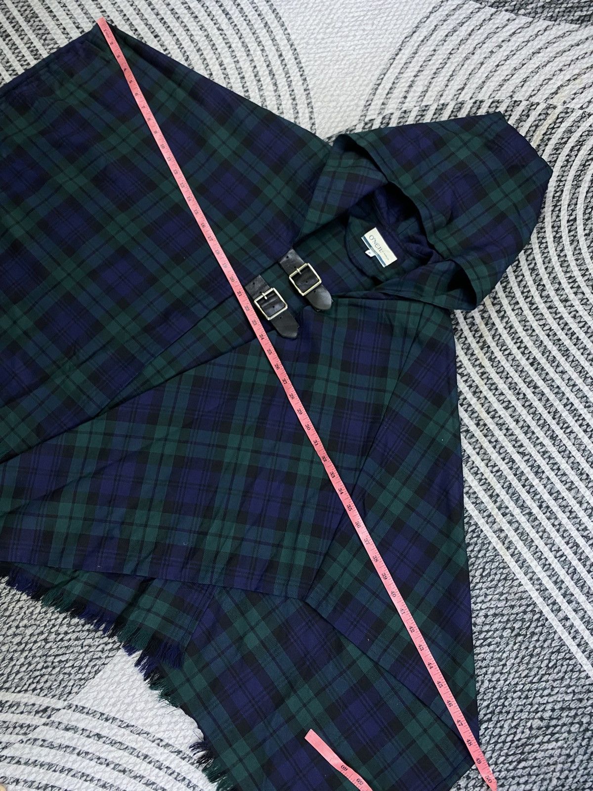 O'Neill Vtg O’neill Of Dublin Wool Plaid Tartan Hooded Cape Jacket Size US XL / EU 56 / 4 - 9 Thumbnail