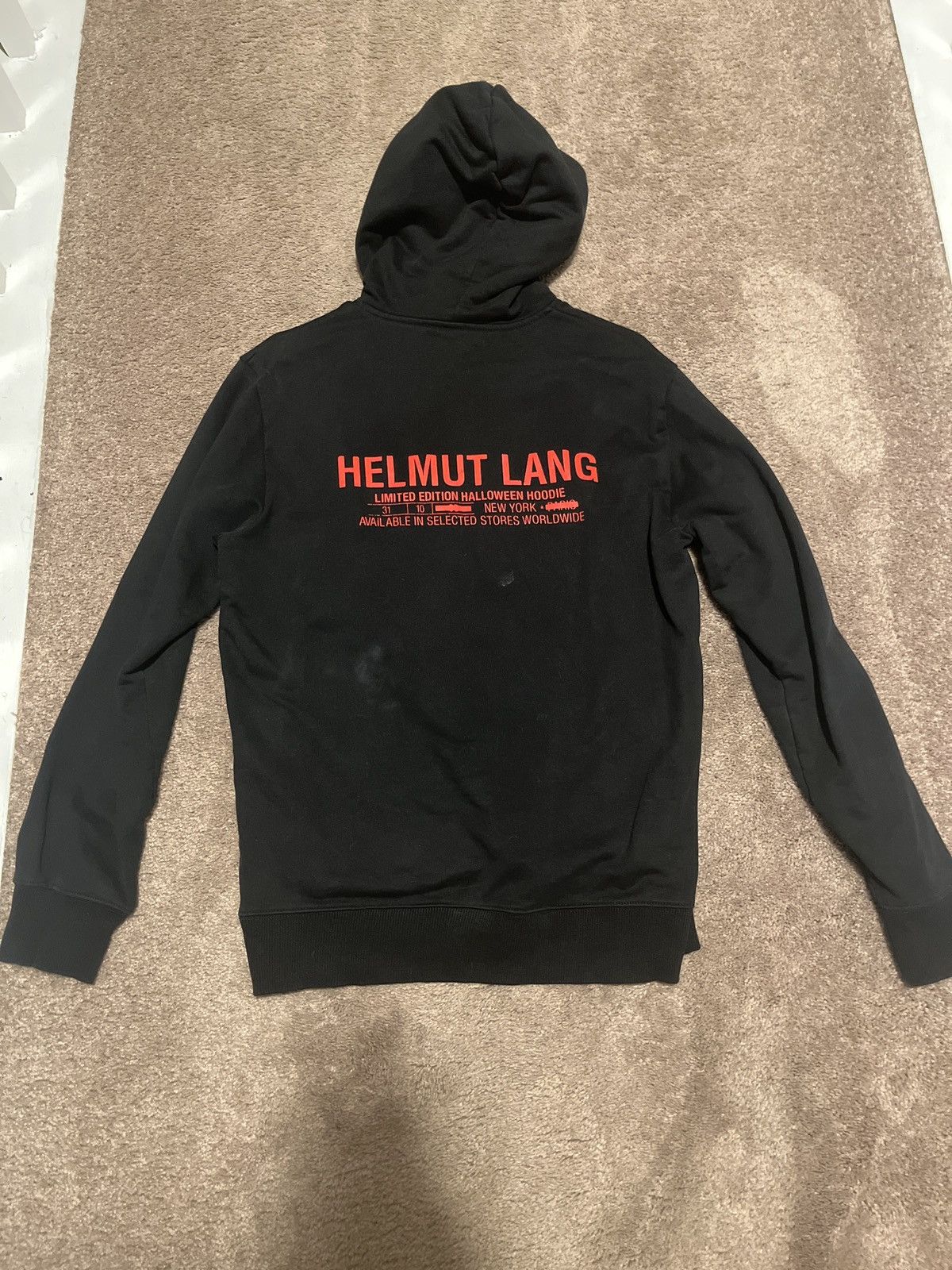 Helmut lang halloween hoodie best sale