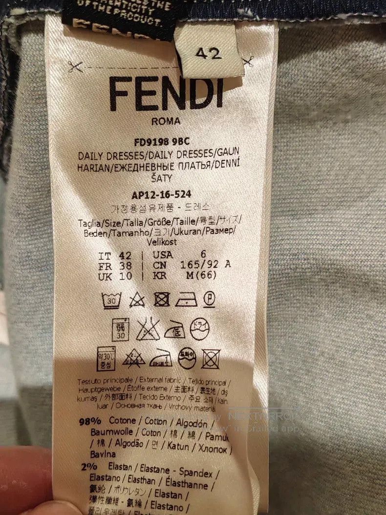 Fendi Fendi Dress Size S / US 4 / IT 40 - 4 Thumbnail