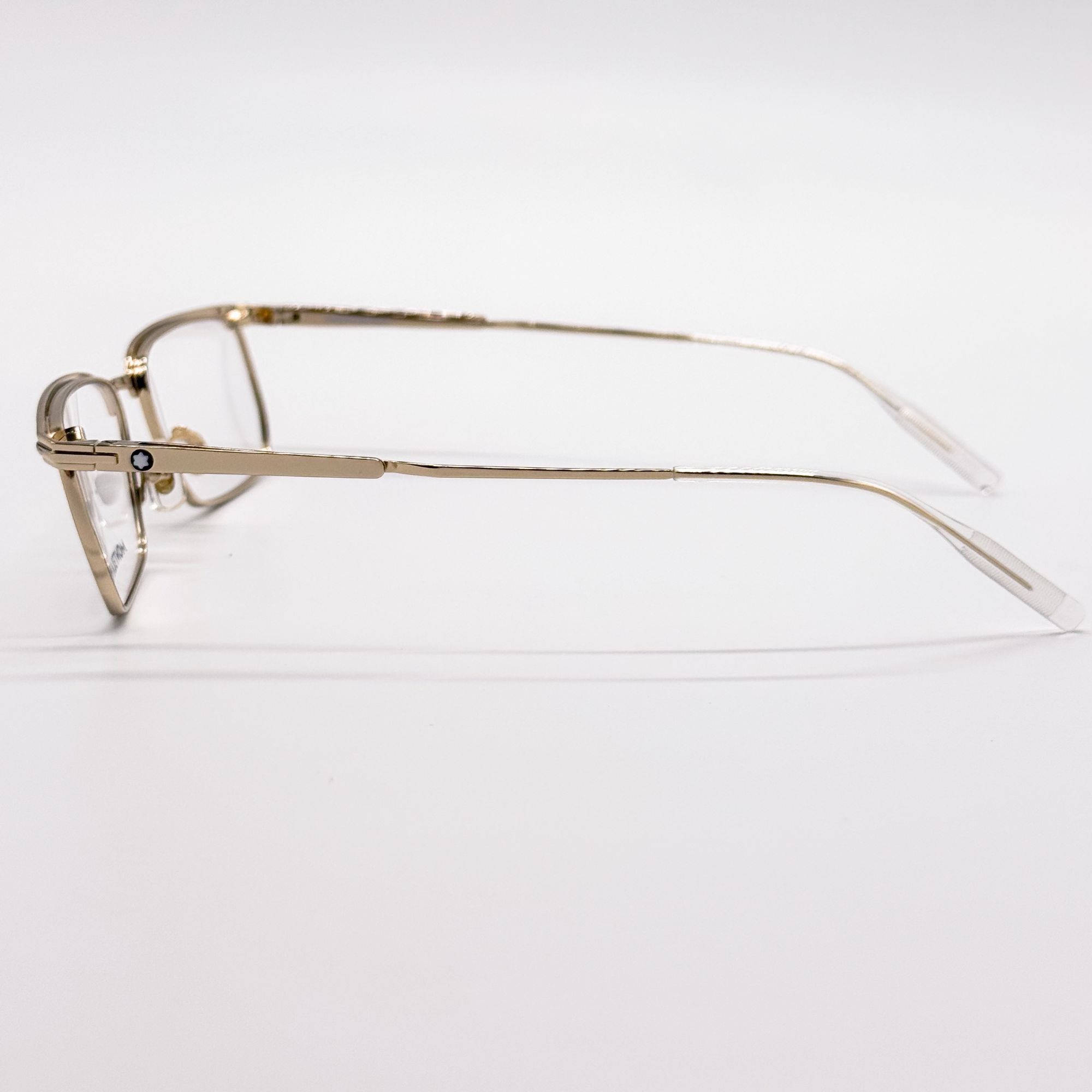 Montblanc NEW MONTBLANC EYEGLASSES MB0219O 002 GOLD MEN EYEWEAR Size ONE SIZE - 5 Thumbnail