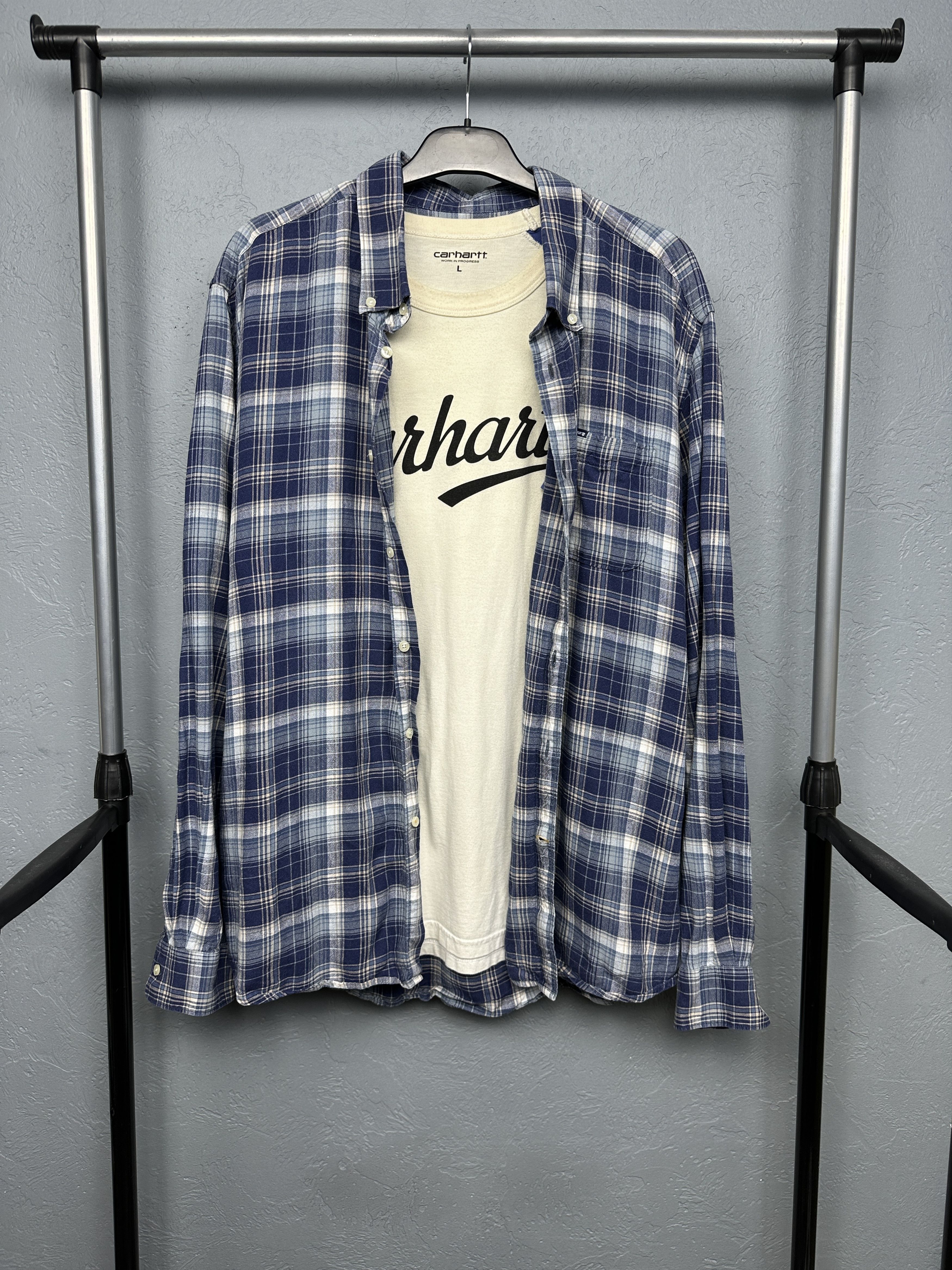 Barbour Barbour Biggin Mens LINEN Long Sleeve Plaid Shirt Size US XXL / EU 58 / 5 - 1 Thumbnail