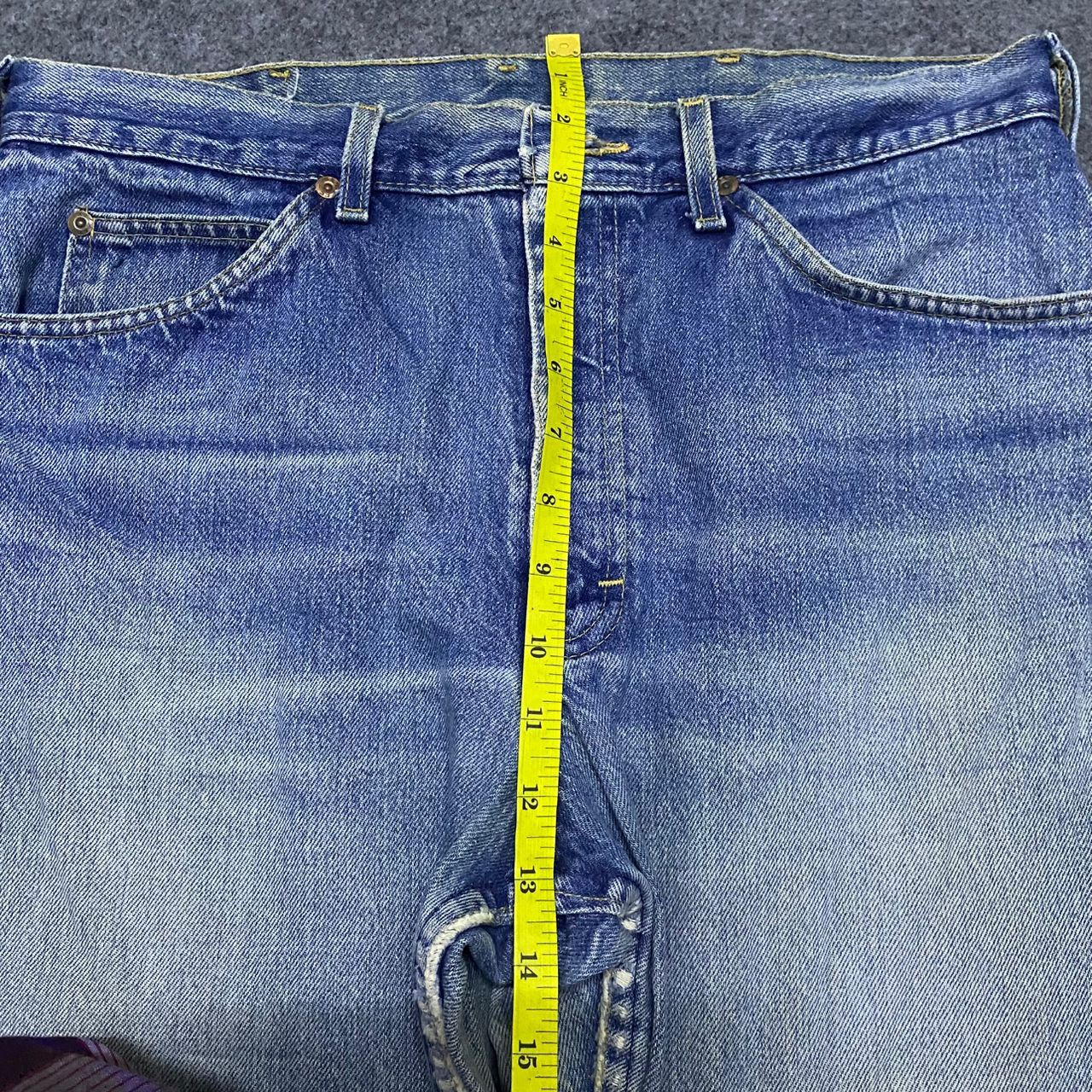 Lee 💥Best Offer💥Vintage 80s Lee Riders Distressed Denim Size US 34 / EU 50 - 5 Thumbnail