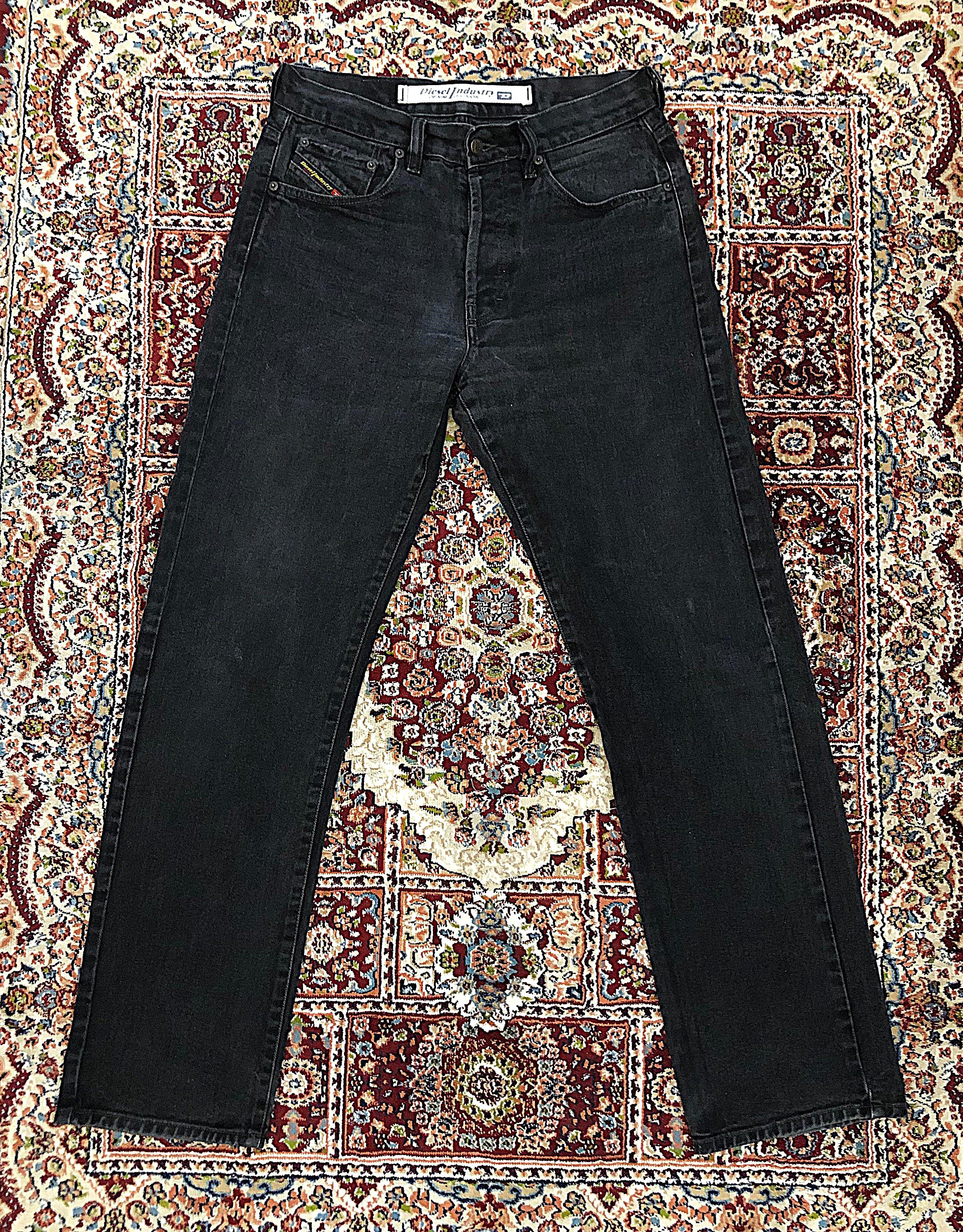 Diesel × Japanese Brand Y2K Baggy Diesel Wide Jeans Pants black 32 Size US 32 / EU 48 - 1 Thumbnail