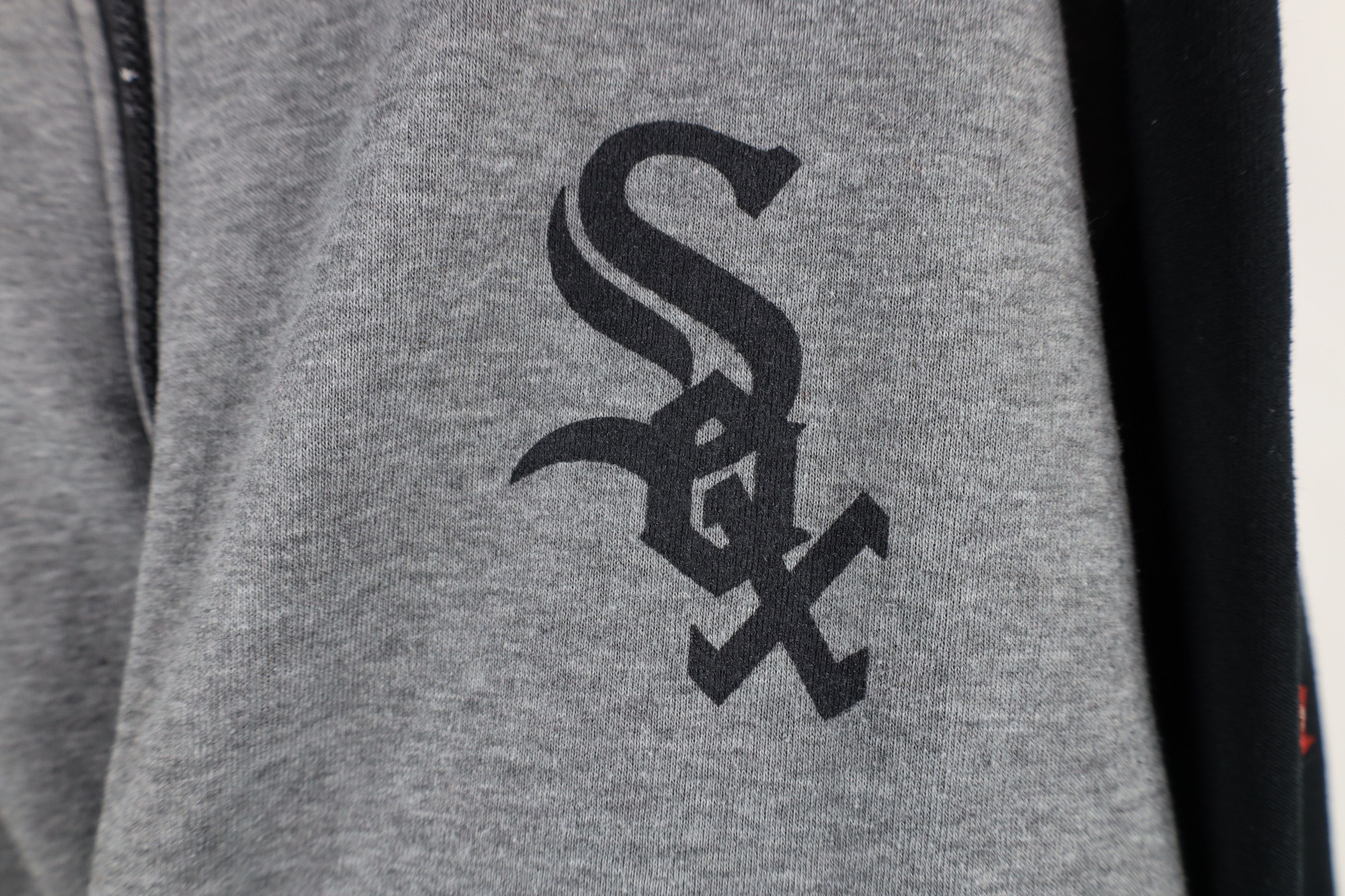 Vintage Vintage 90s Spell Chicago White Sox Baseball Full Zip Hoodie Size US XL / EU 56 / 4 - 5 Thumbnail