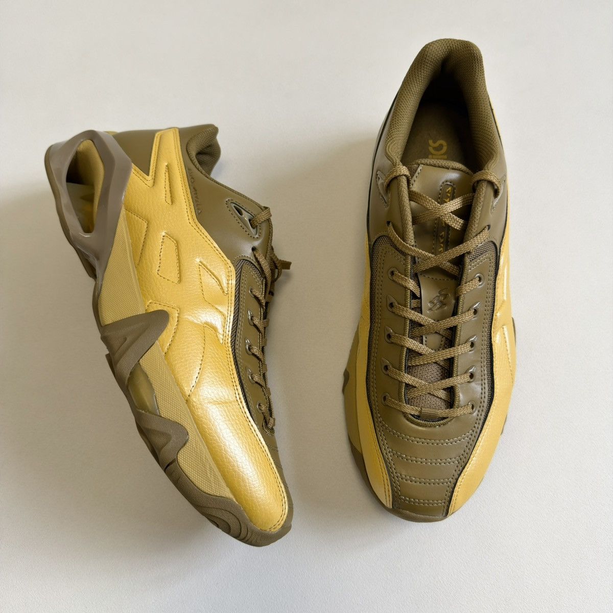 Asics × Kiko Kostadinov ‘Medallion Yellow’ Novalis Gel-Teremoa Sneakers Size US 11.5 / EU 44-45 - 10 Thumbnail
