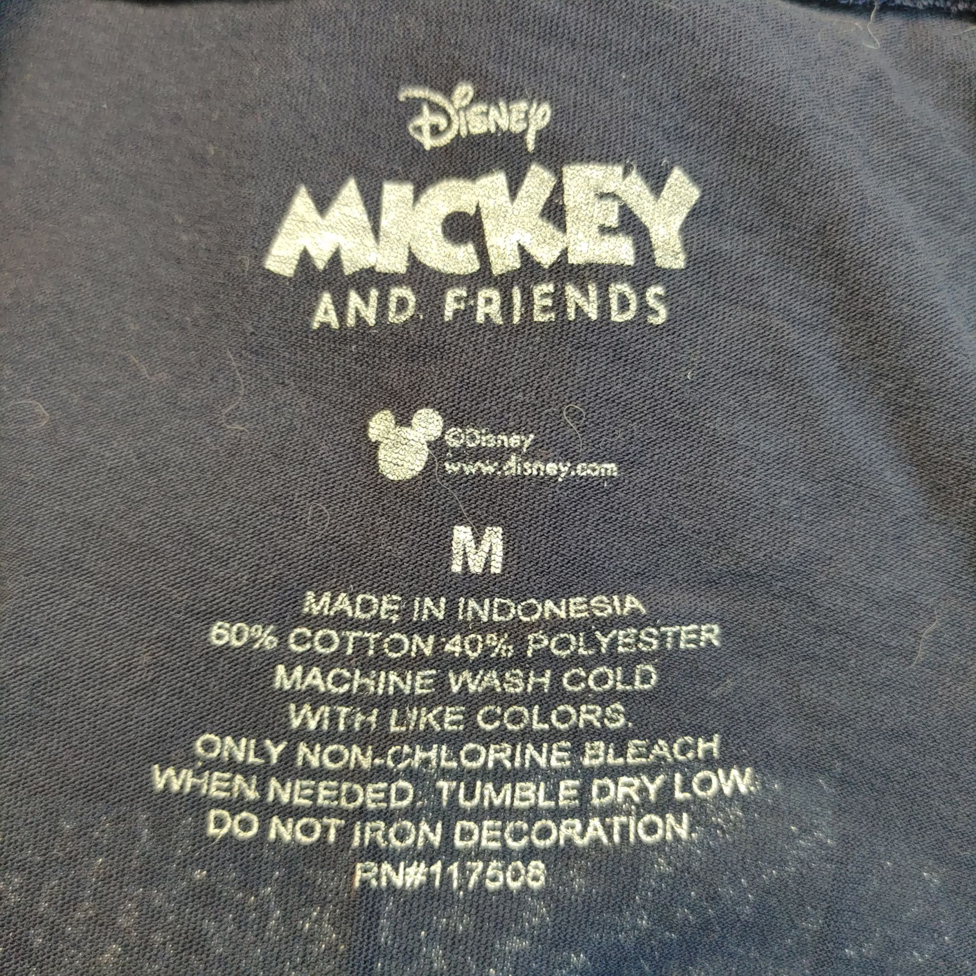 Disney Disney MICKEY & Friends Women's Navy Blue Graphic Tee Medium Size M / US 6-8 / IT 42-44 - 3 Thumbnail