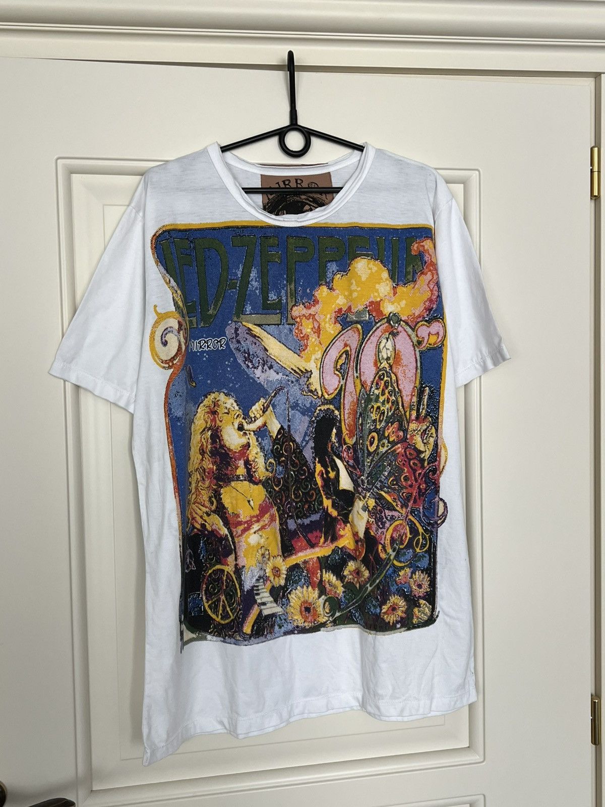 Led Zeppelin Vintage Led Zeppelin Band Tee Rock T-Shirt Size US XL / EU 56 / 4 - 4 Thumbnail