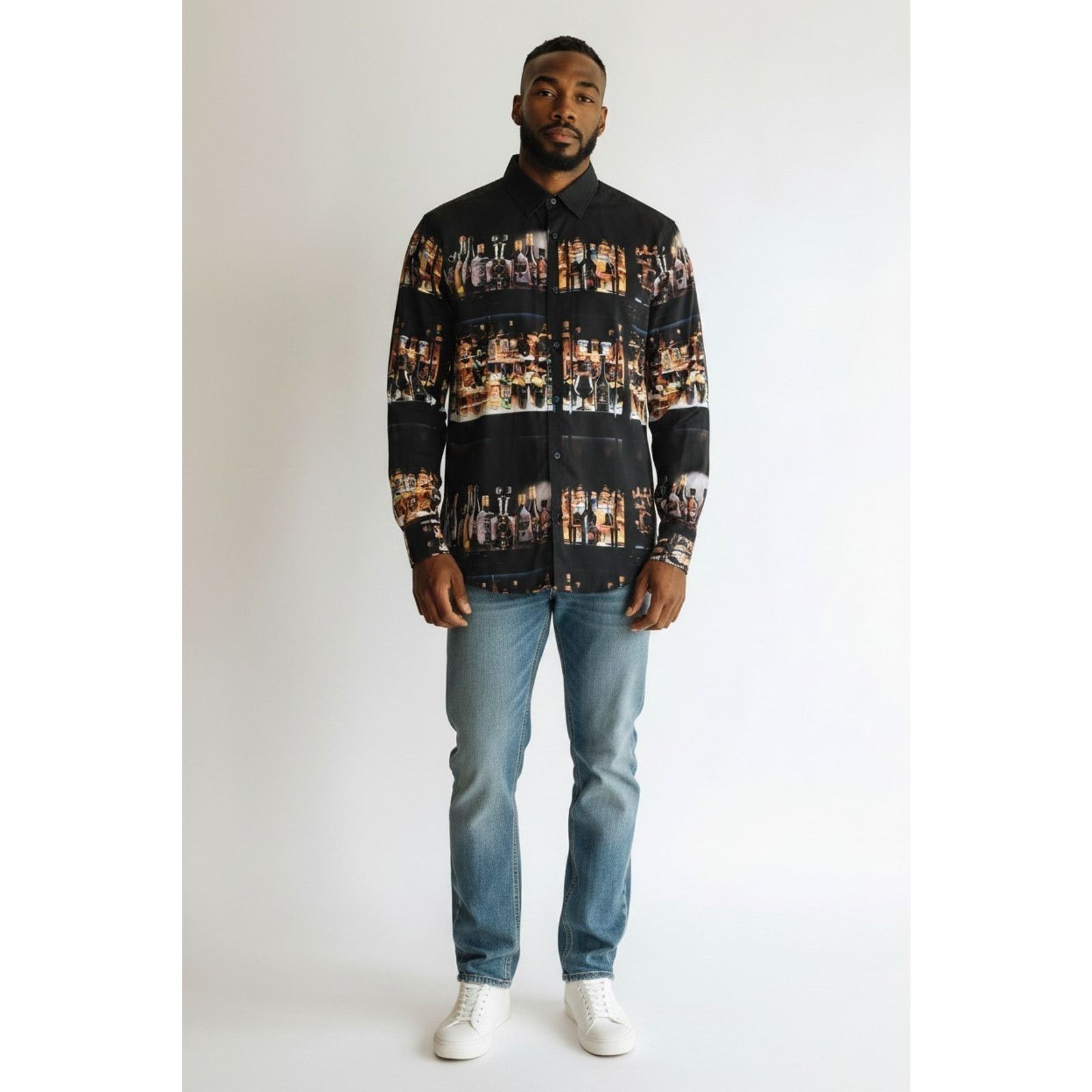 Robert Graham ROBERT GRAHAM Whiskeyinjar 2 Bar Scene LS Shirt Size XL Size US XL / EU 56 / 4 - 1 Thumbnail