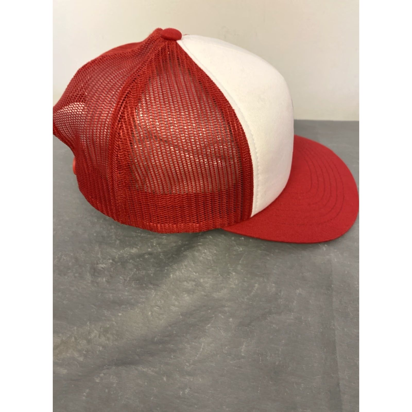 Fox Racing Fox Racing Adjustable Red Baseball Cap Hat for Men - Solid Cotton Trucker - Casual Outdoor Sports Size ONE SIZE - 3 Thumbnail