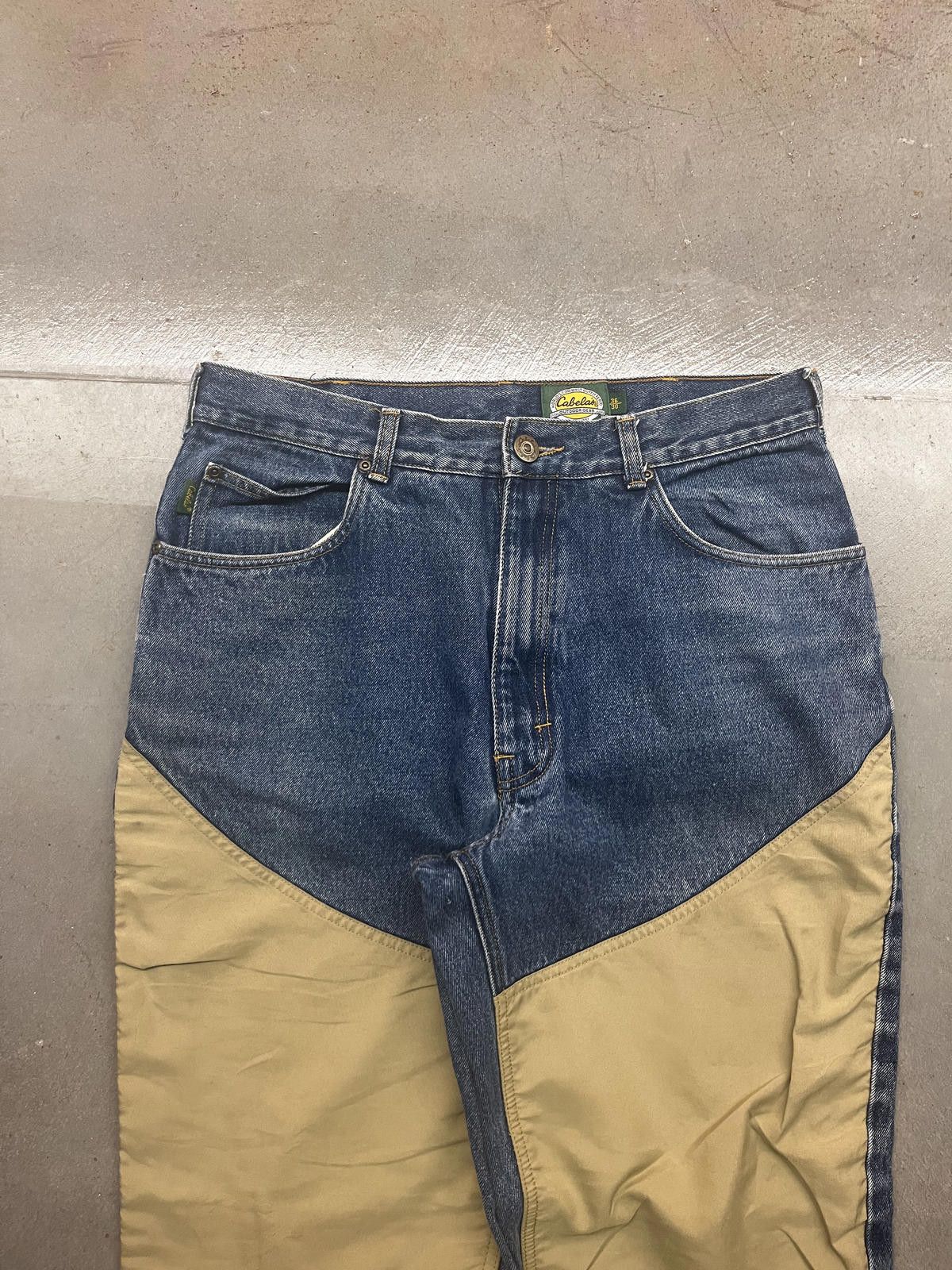Cabelas Cabelas Double Knee Carpenter Work Straight Leg Jeans Size US 34 / EU 50 - 2 Thumbnail