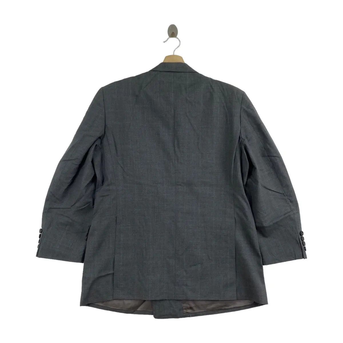 Burberry Vtg 90’ BURBERRY LONDON Double Breasted Blazer Lamb Wool Size 42R - 6 Thumbnail