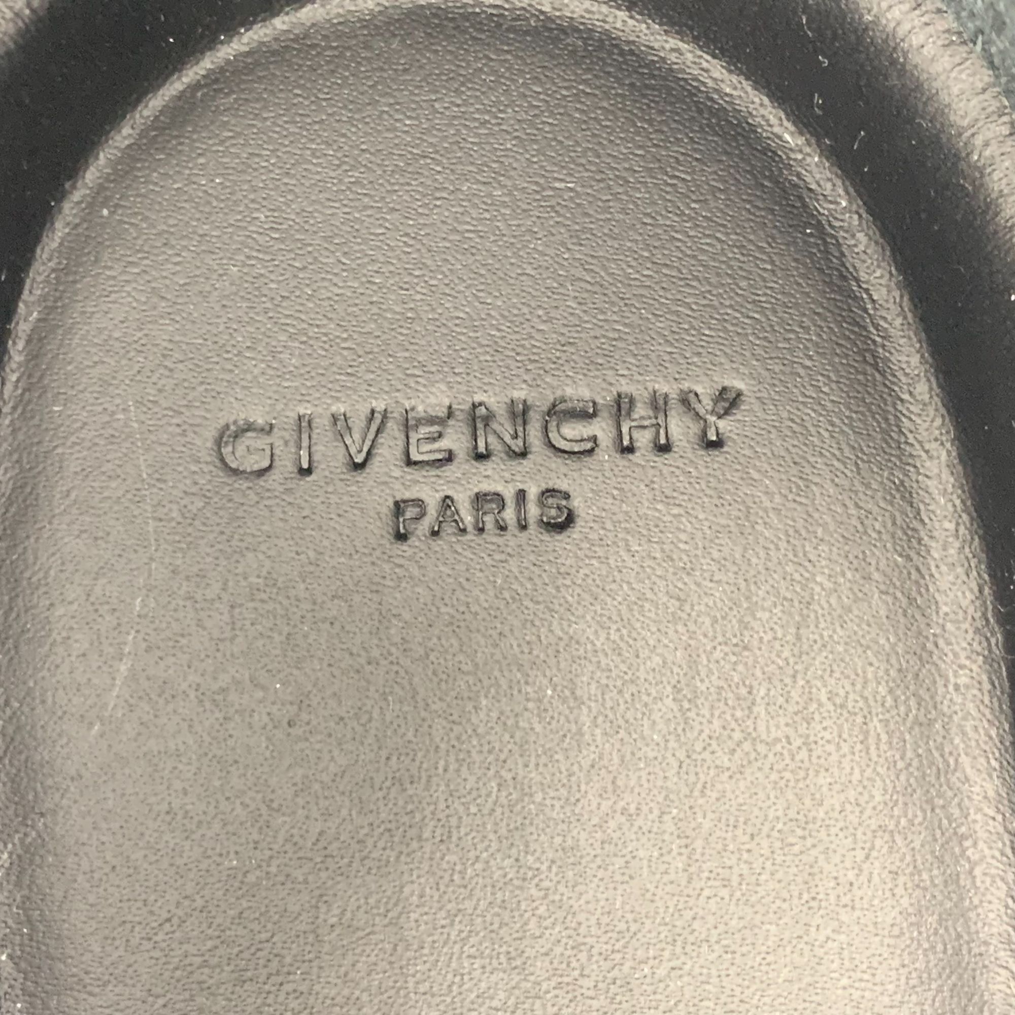 Givenchy Givenchy 40.5 White Leather Lace-Up High Top Sneakers With O Size US 7.5 / EU 40-41 - 2 Thumbnail