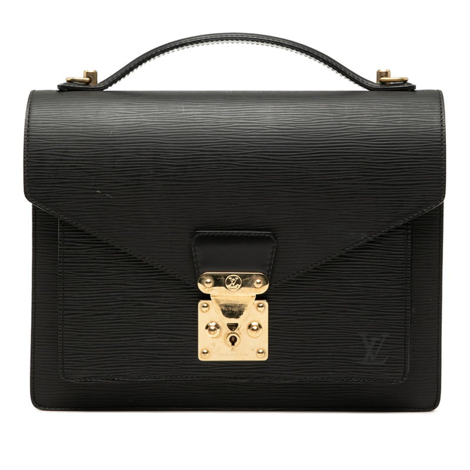 Louis Vuitton Louis Vuitton Epi Monceau Handbag M52122 Noir Black Leather Women's LOUIS VUITTON Size ONE SIZE - 1 Thumbnail