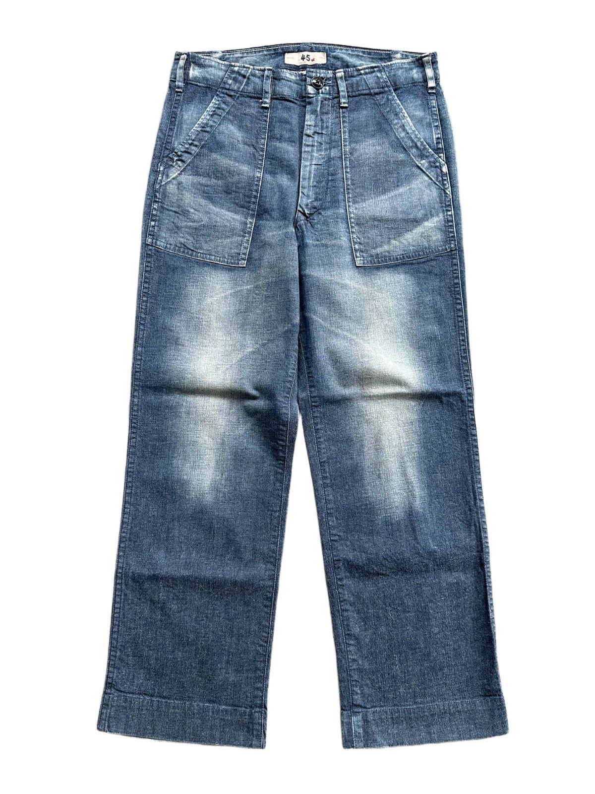 45Rpm Relax Fit Baker Pants Japanese Style