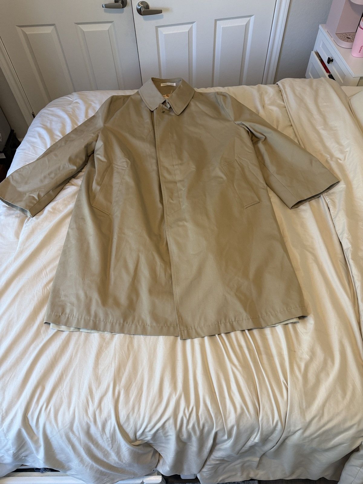 Misty Harbor Misty Harbor Vintage Men’s Tan Trench Coat Size US XL / EU 56 / 4 - 2 Thumbnail