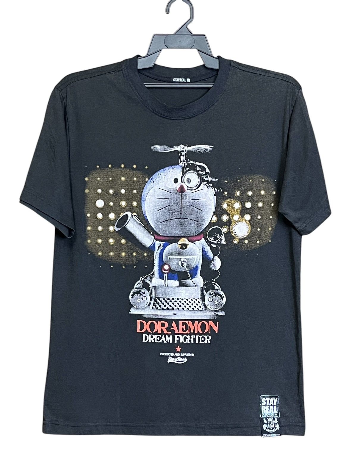 Anime sick y2k 2010 DORAEMON x STAYREAL x no2good t shirt Size US M / EU 48-50 / 2 - 2 Thumbnail