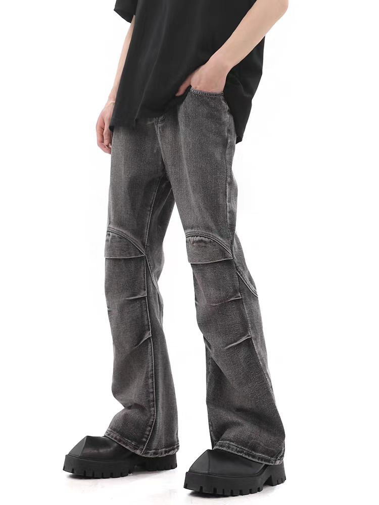 Jean Rinse-washed dark gray relaxed-fit jeans Size US 34 / EU 50 - 2 Thumbnail