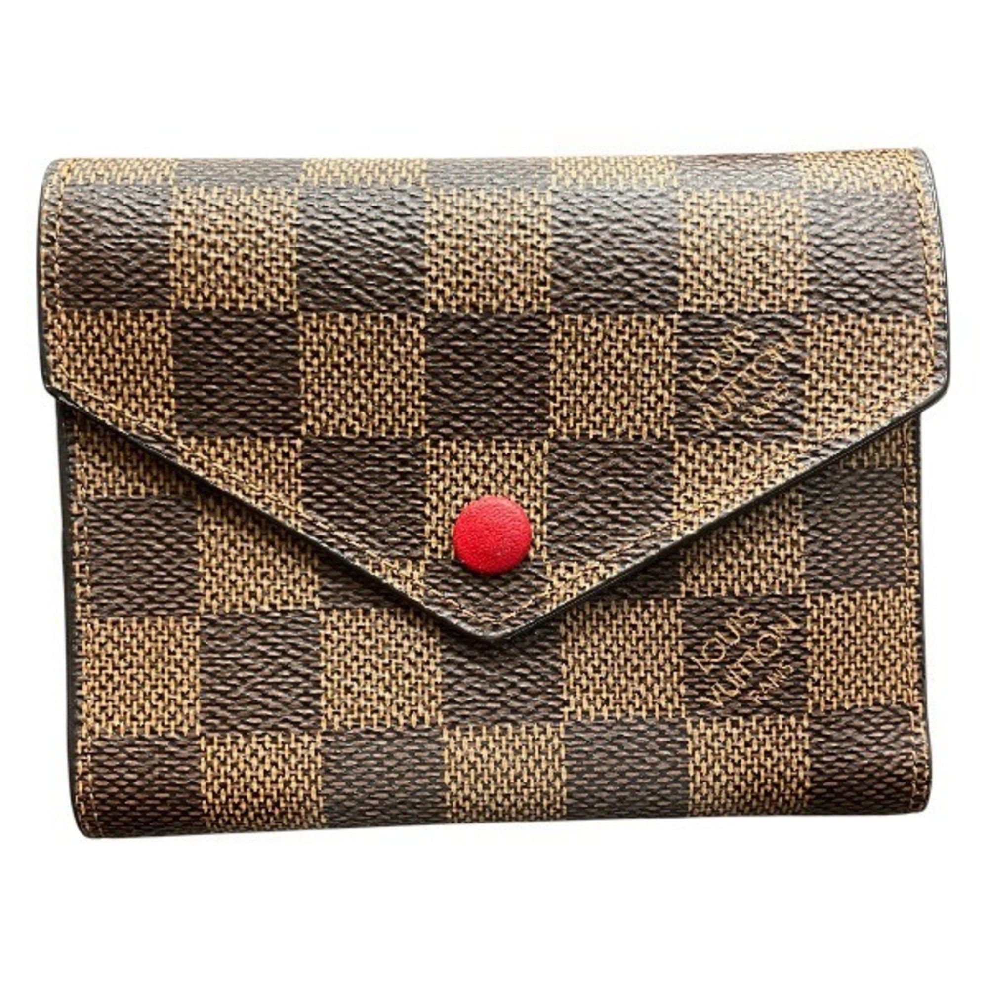 Louis Vuitton Louis Vuitton Damier Portefeuille Victorine N41659 Bi-fold Wallet for Women Size ONE SIZE - 1 Thumbnail