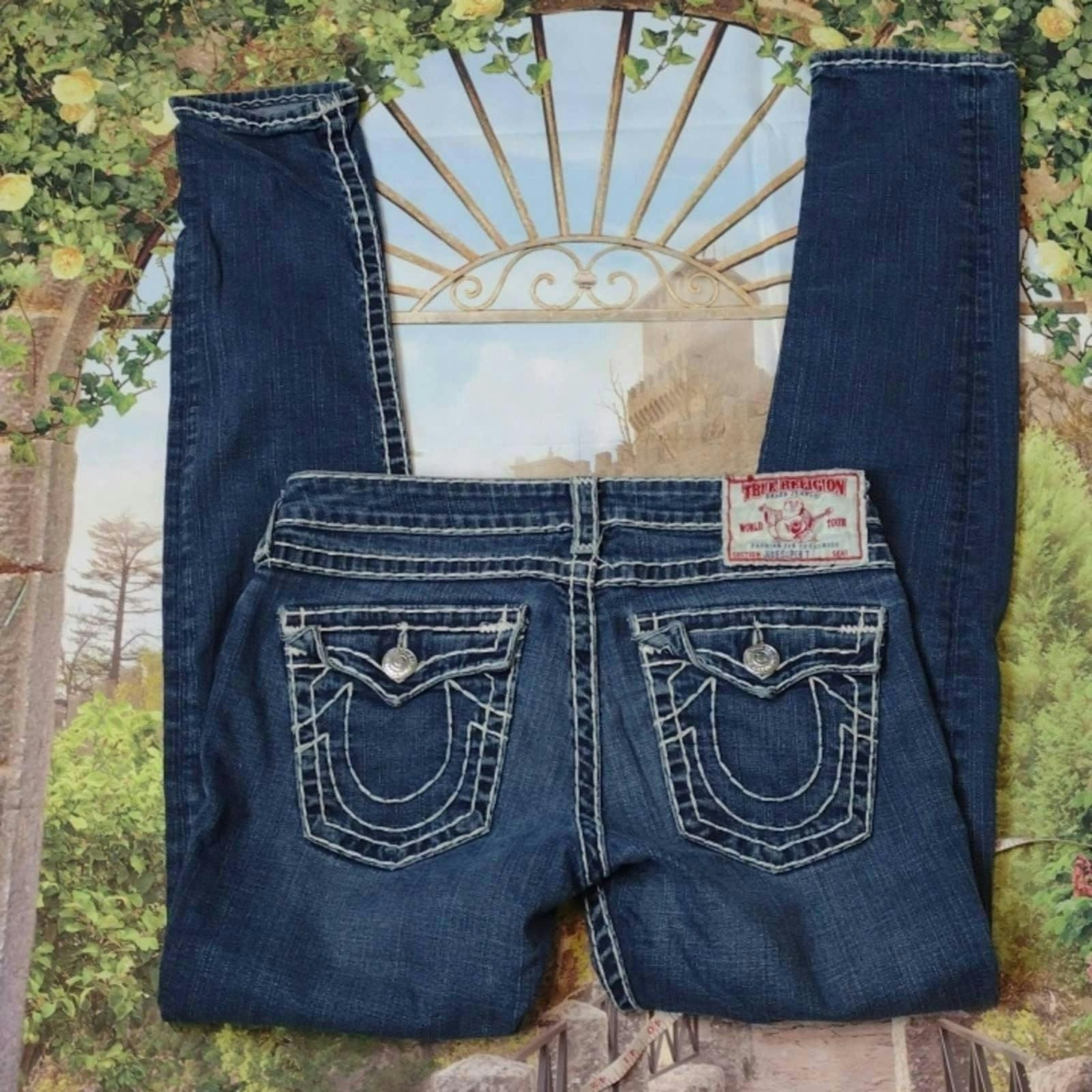 True Religion True religion Julie super t jeans size 31 Size 32" / US 10 / IT 46 - 5 Thumbnail