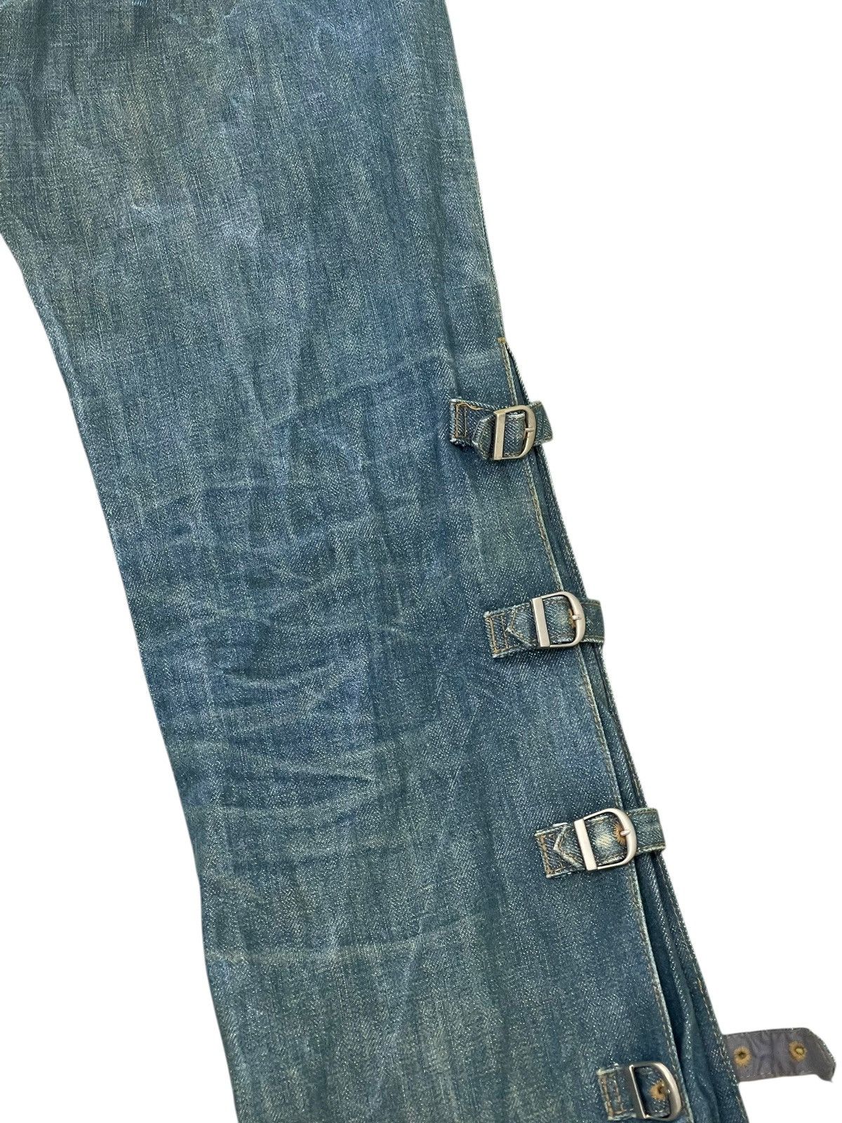 Japanese Brand Flare Jeans Morgan Homme Faded Boot Cut Chrome hearts 2🟦7 Size US 32 / EU 48 - 7 Thumbnail