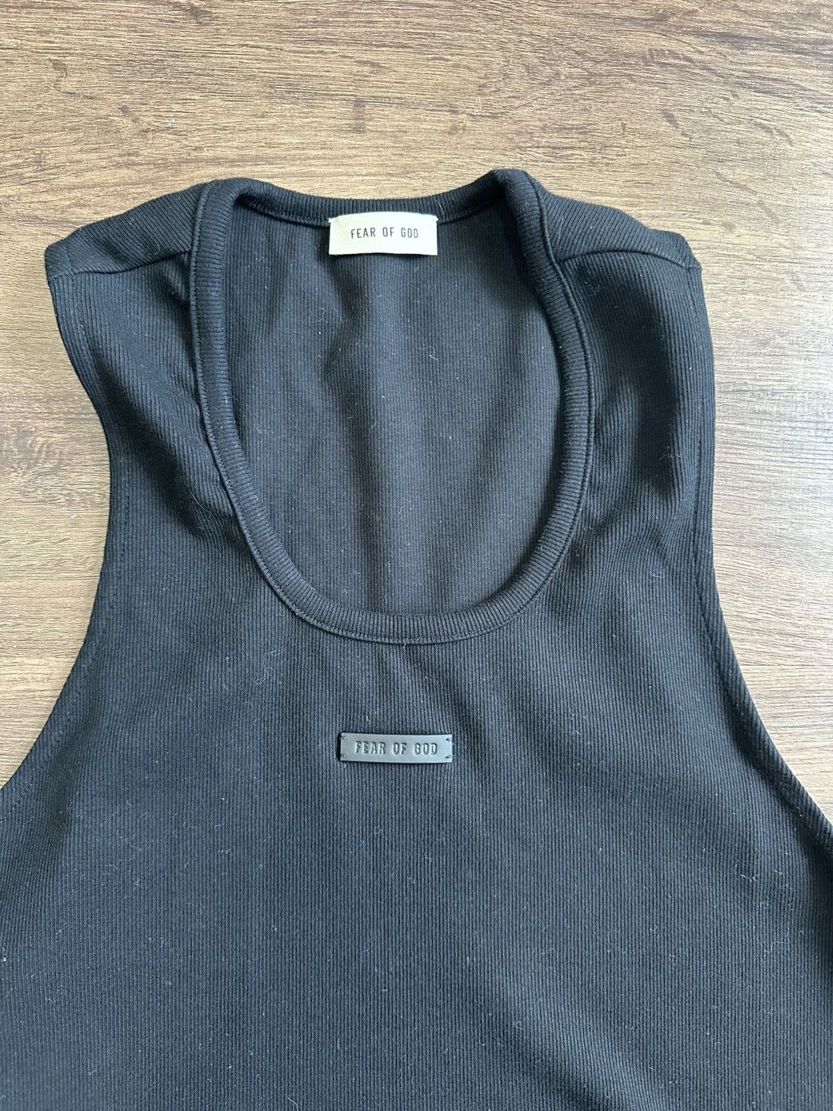 Fear of God Fear of God Eternal Black Tanktop Size US M / EU 48-50 / 2 - 2 Thumbnail