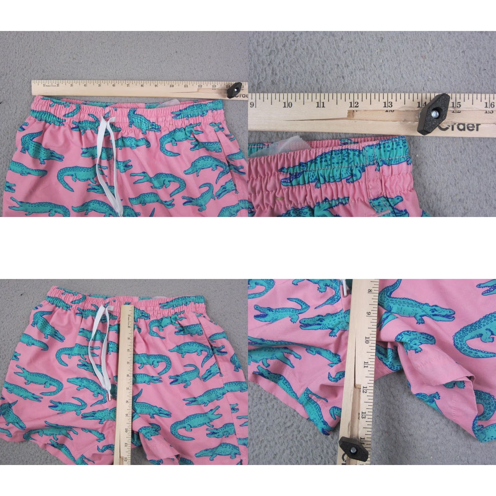 Chubbies Chubbies Pink Glades Alligator Swim Trunks Board Surfing Shorts Mens Small Size US 29 - 8 Thumbnail