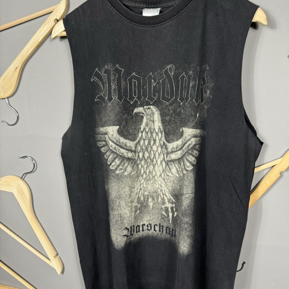 Band Tees Marduk 2006 Black Metal Band Sleeveless T-Shirt Size US L / EU 52-54 / 3 - 6 Thumbnail